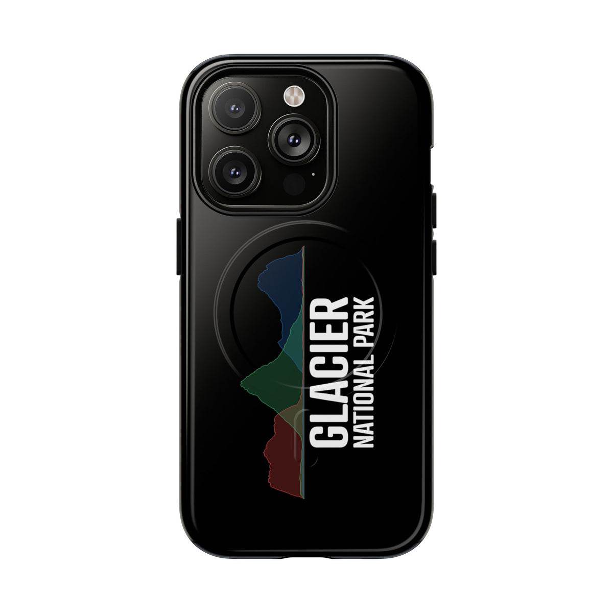 Glacier National Park iPhone Case with MagSafe - Histogram Design