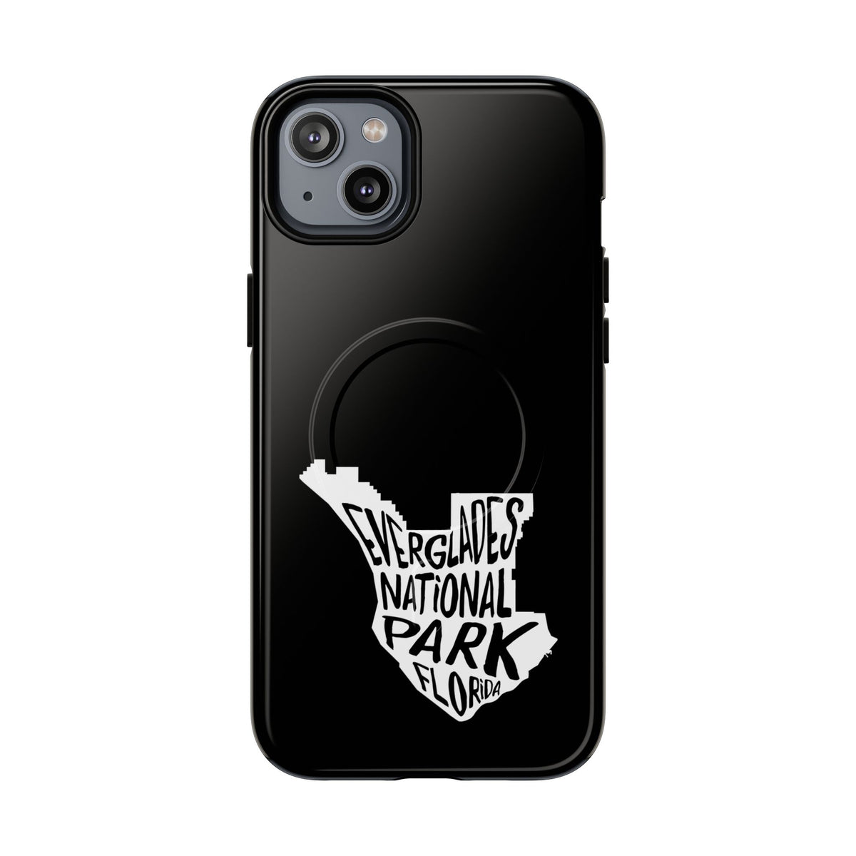 Everglades National Park iPhone Case with MagSafe - Map Design