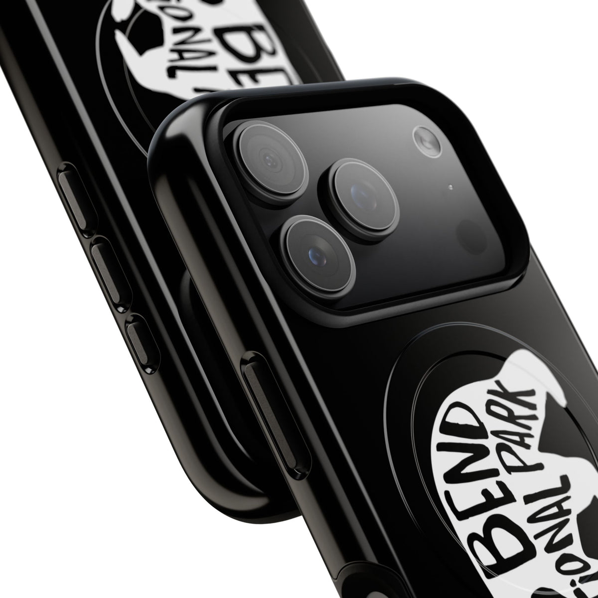 Big Bend National Park iPhone Case with MagSafe - Black Bear Design