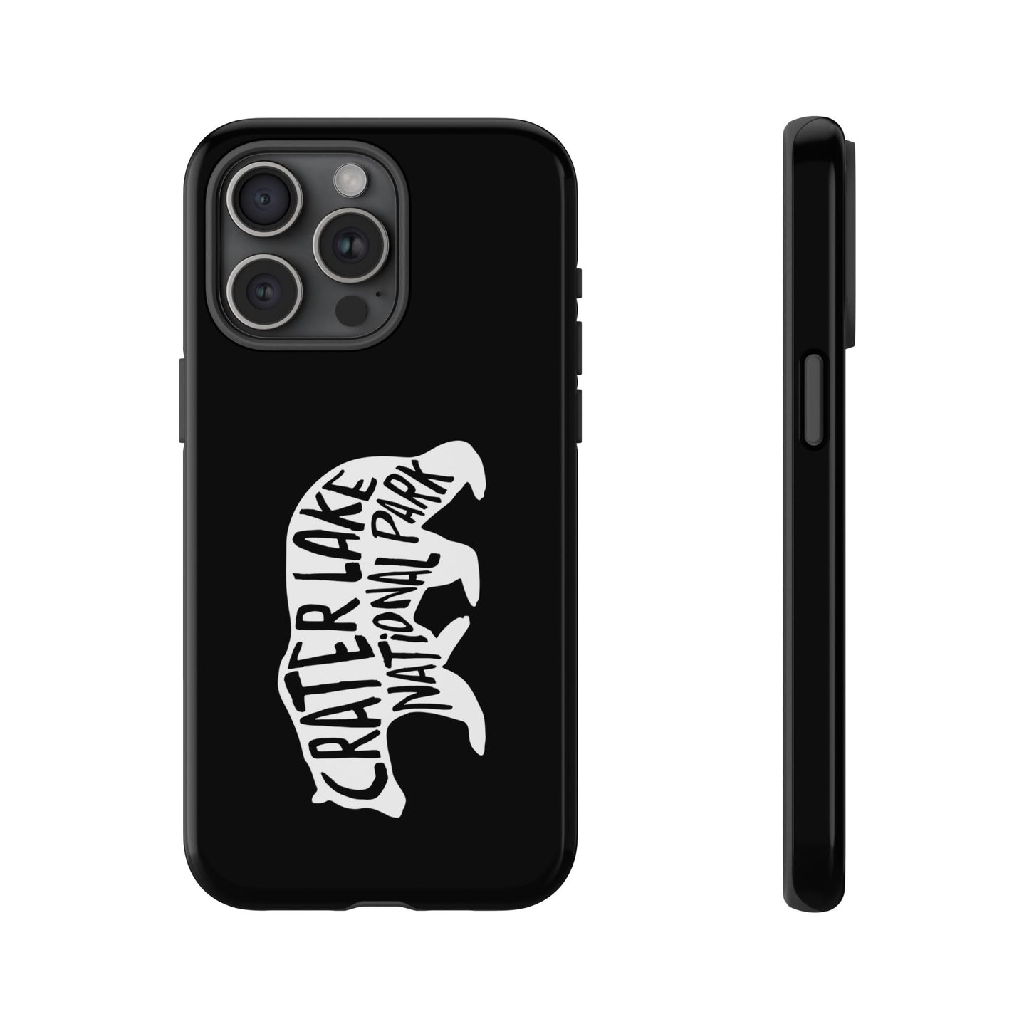 Crater Lake National Park Phone Case - Black Bear Design