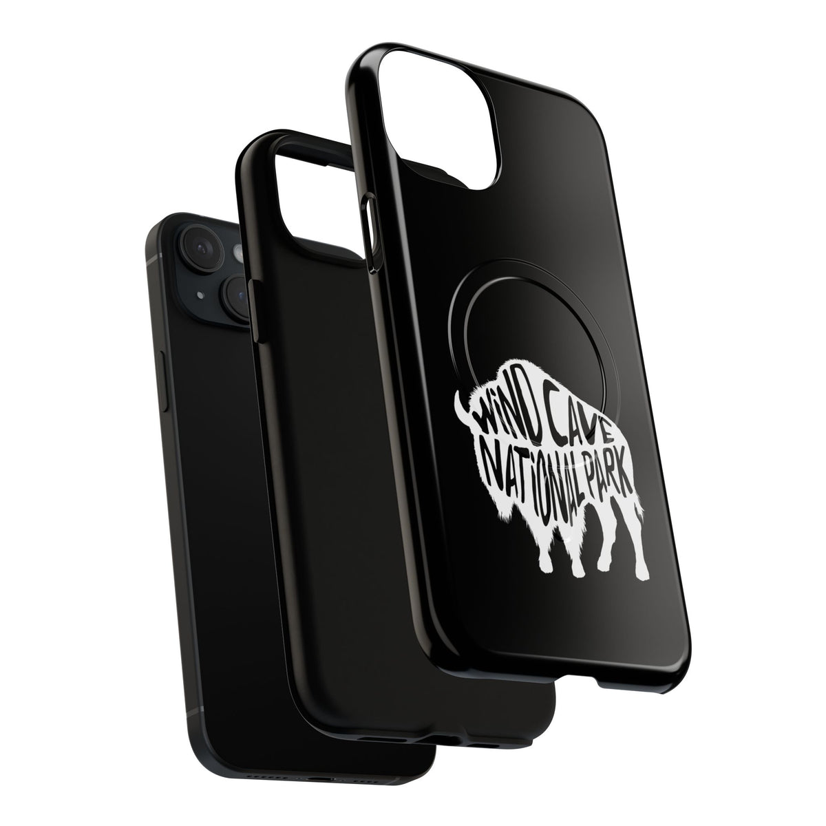 Wind Cave National Park iPhone Case with MagSafe - Bison Design