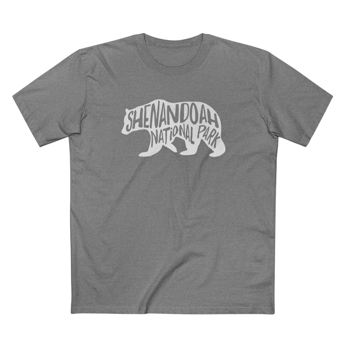 Shenandoah National Park T-Shirt - Black Bear in Athletic Heather