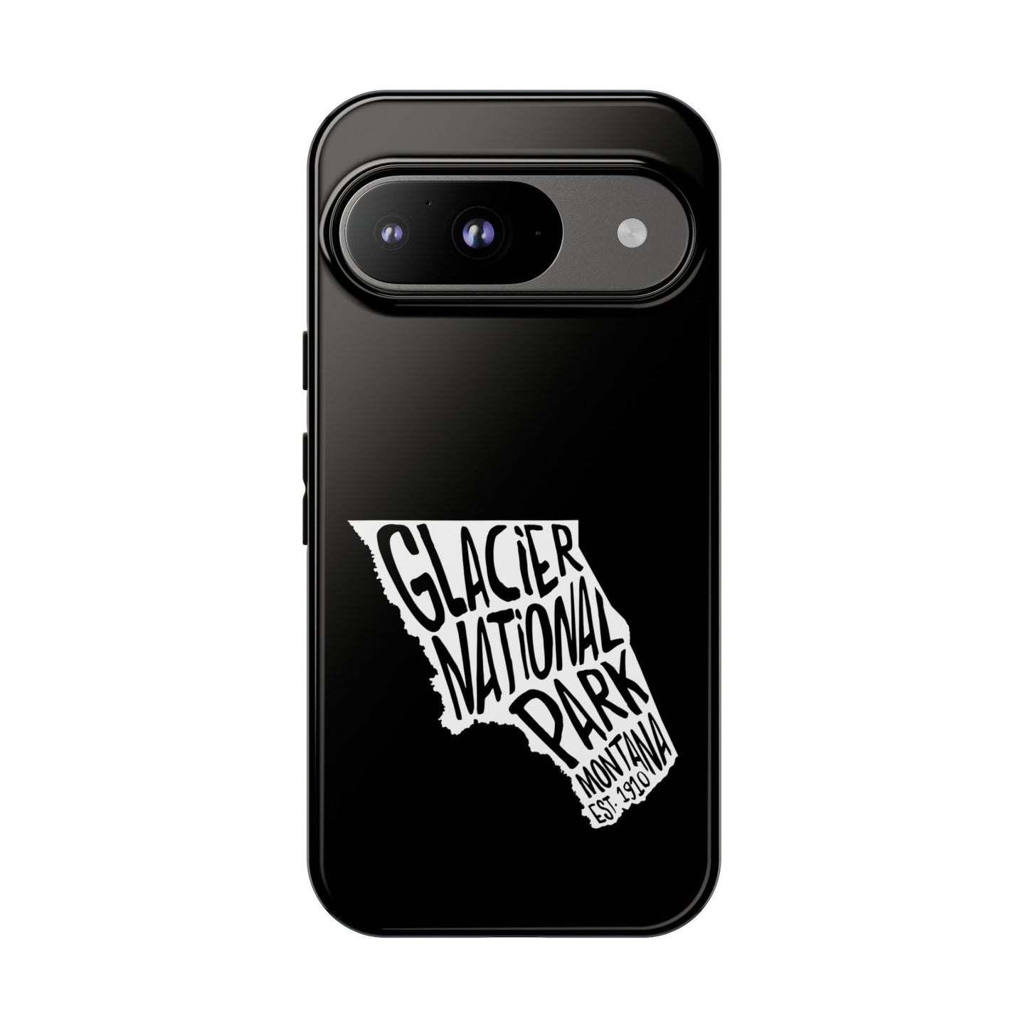 Glacier National Park Phone Case - Map Design