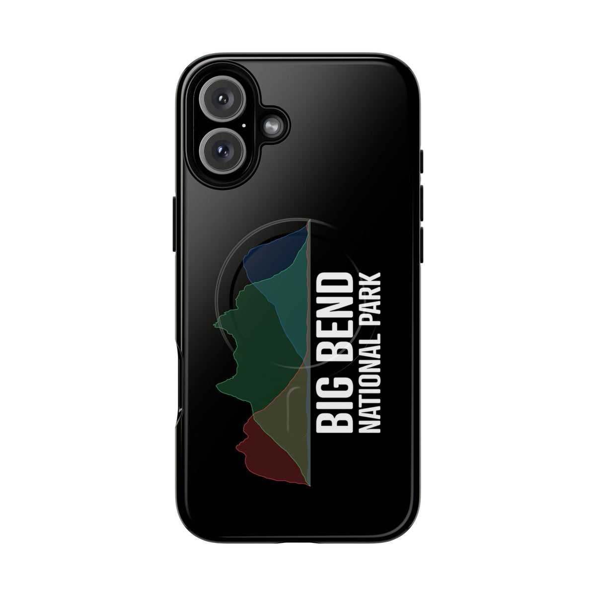Big Bend National Park iPhone Case with MagSafe - Histogram Design