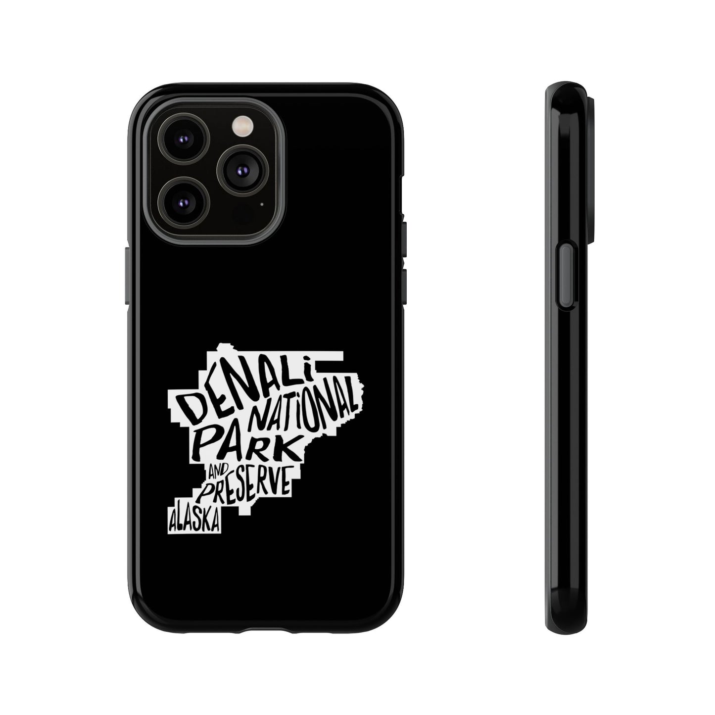 Denali National Park Phone Case - Map Design