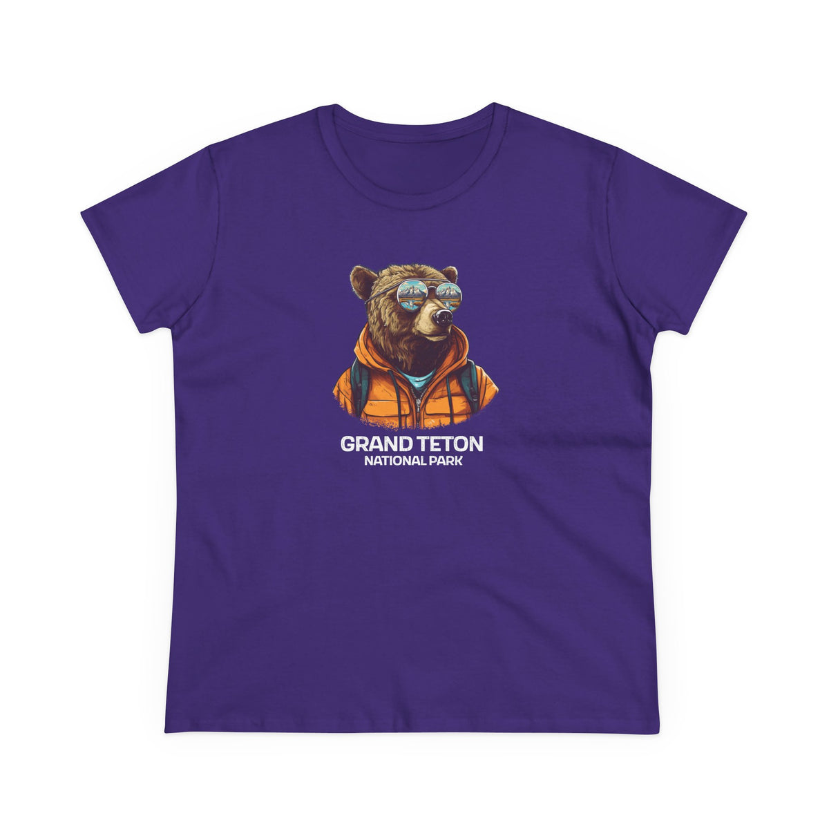 Grand Teton National Park Women's T-Shirt - Cool Grizzly Bear