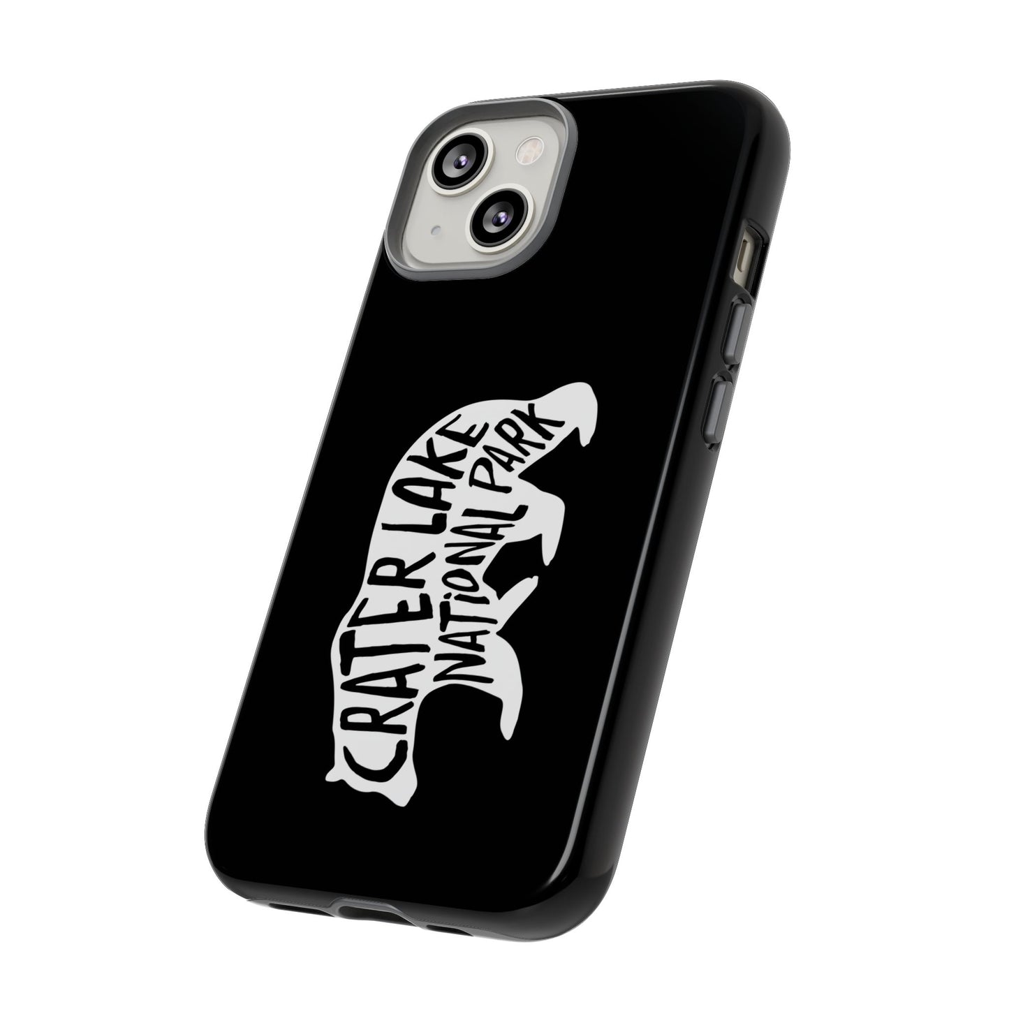Crater Lake National Park Phone Case - Black Bear Design