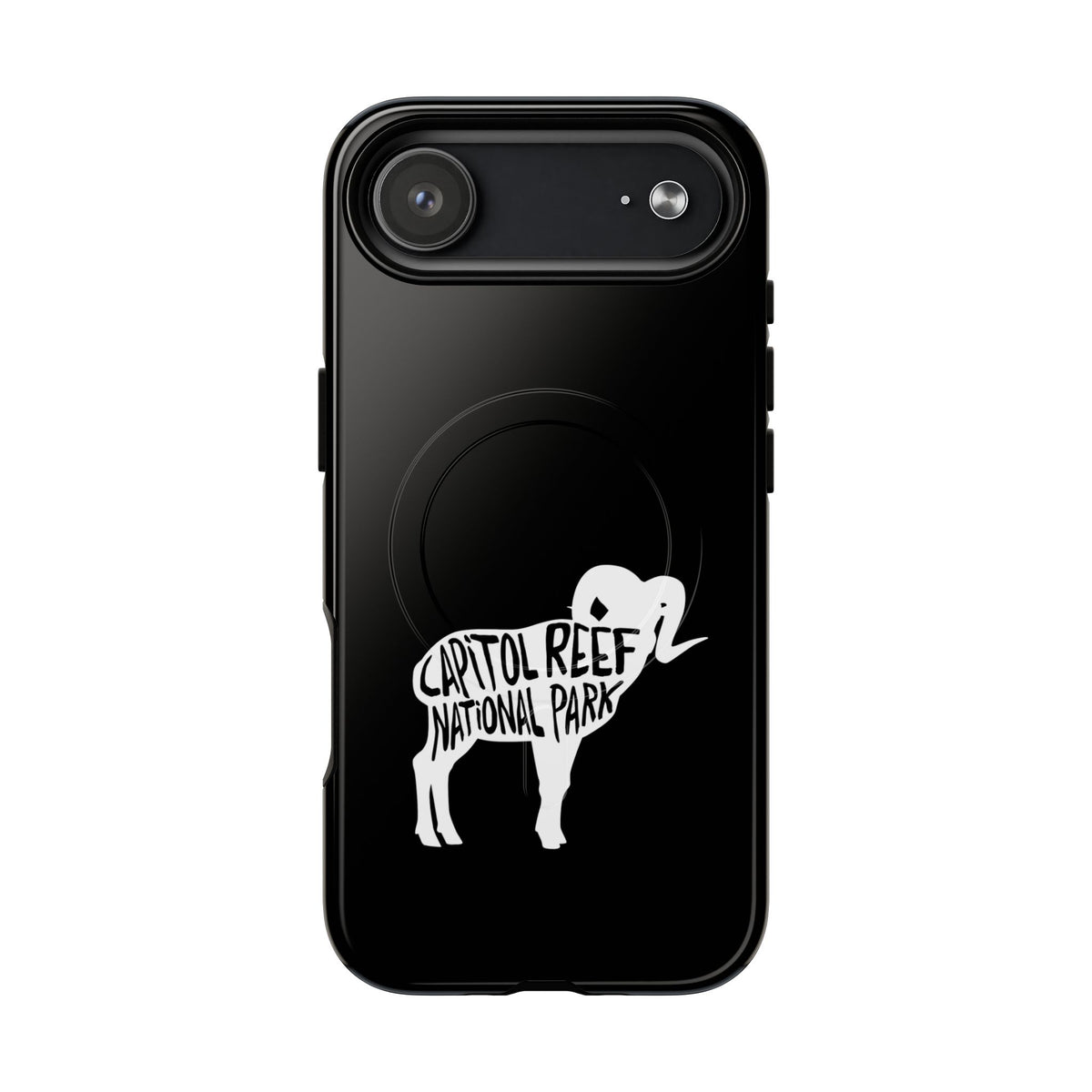 Capitol Reef National Park iPhone Case with MagSafe - Bighorn Sheep Design