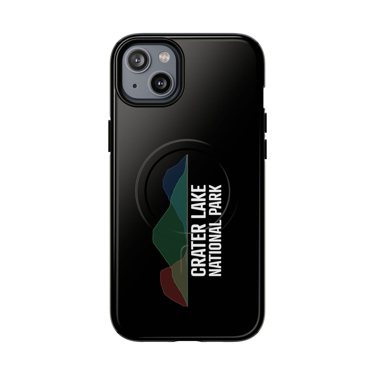 Crater Lake National Park iPhone Case with MagSafe - Histogram Design