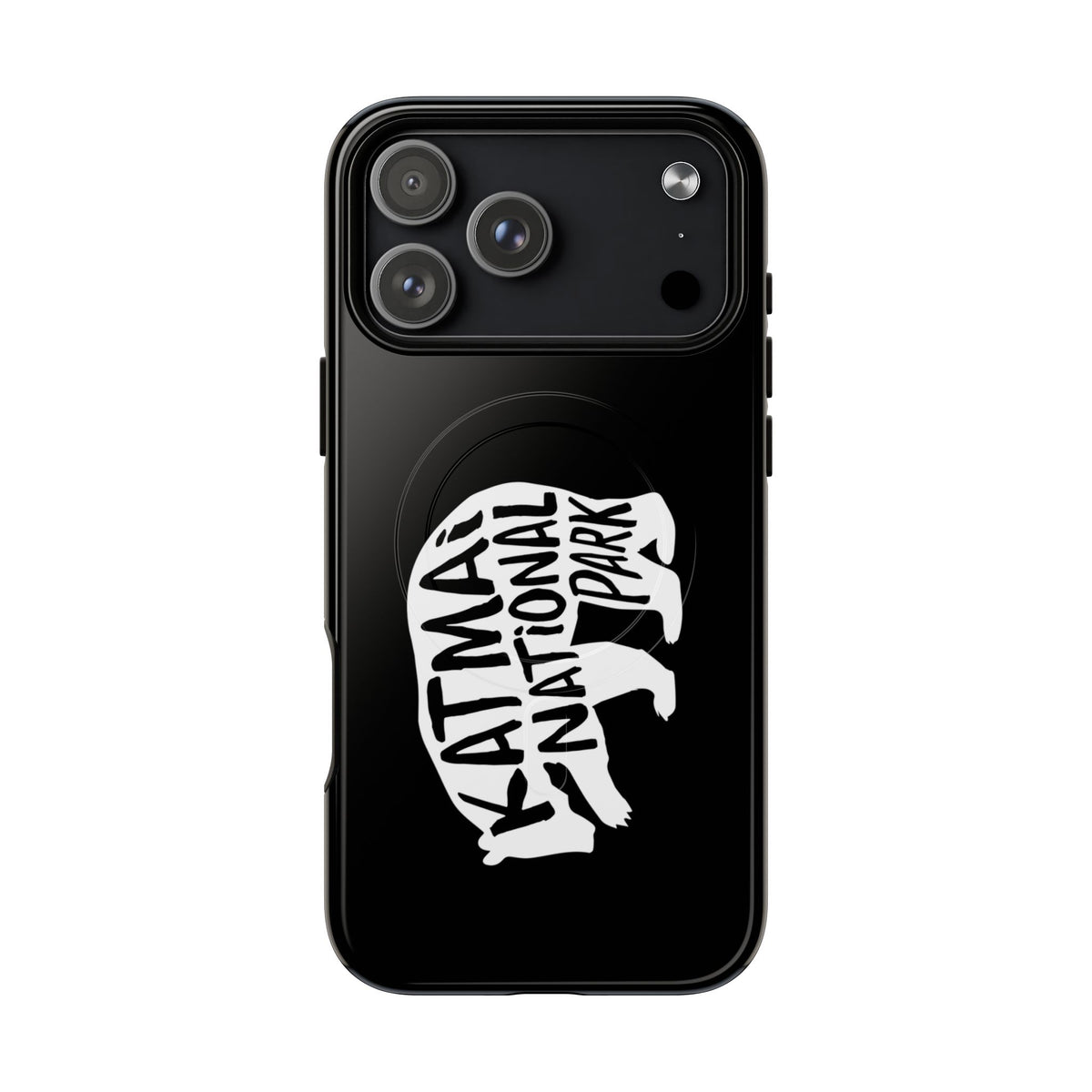 Katmai National Park iPhone Case with MagSafe - Grizzly Bear Design