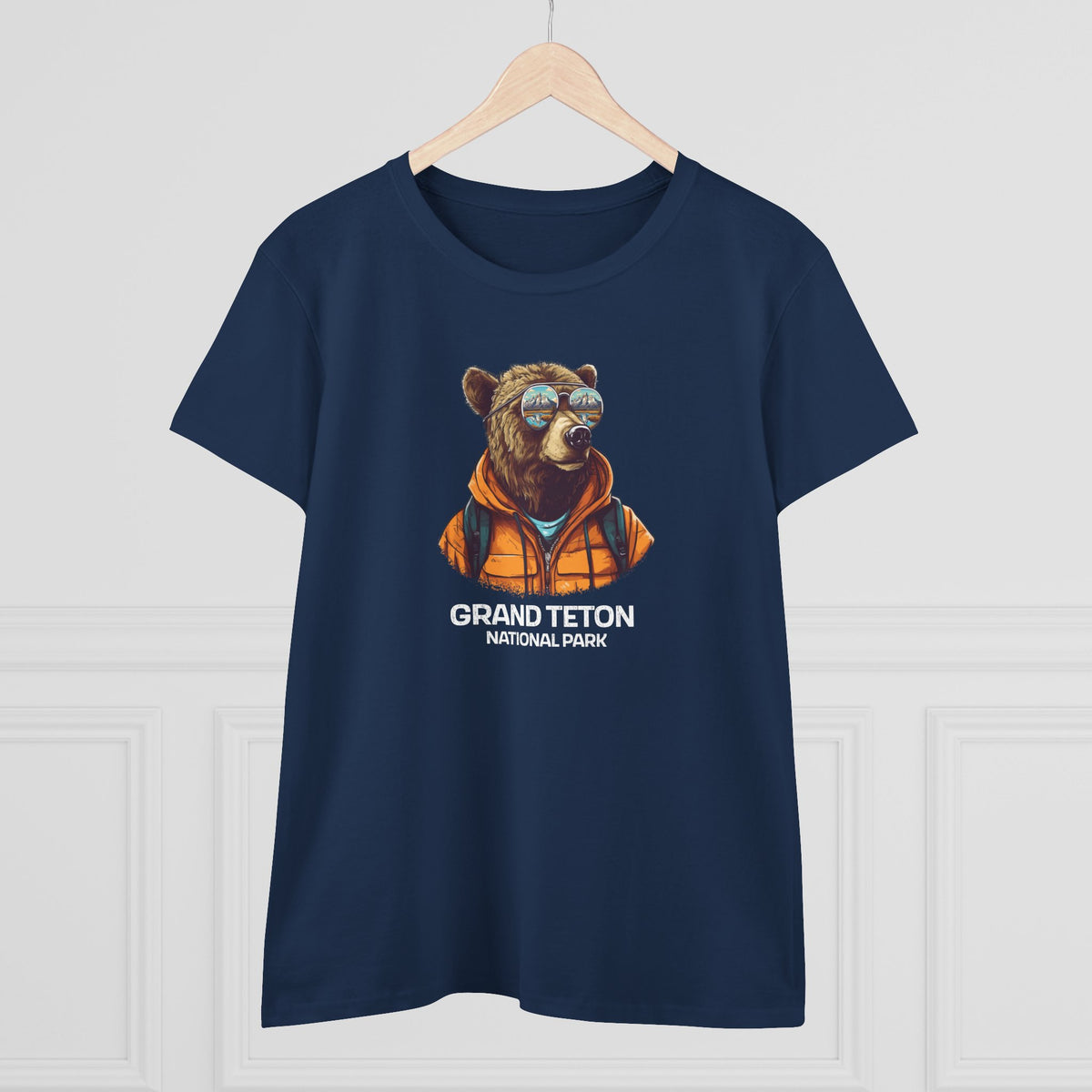 Grand Teton National Park Women's T-Shirt - Cool Grizzly Bear