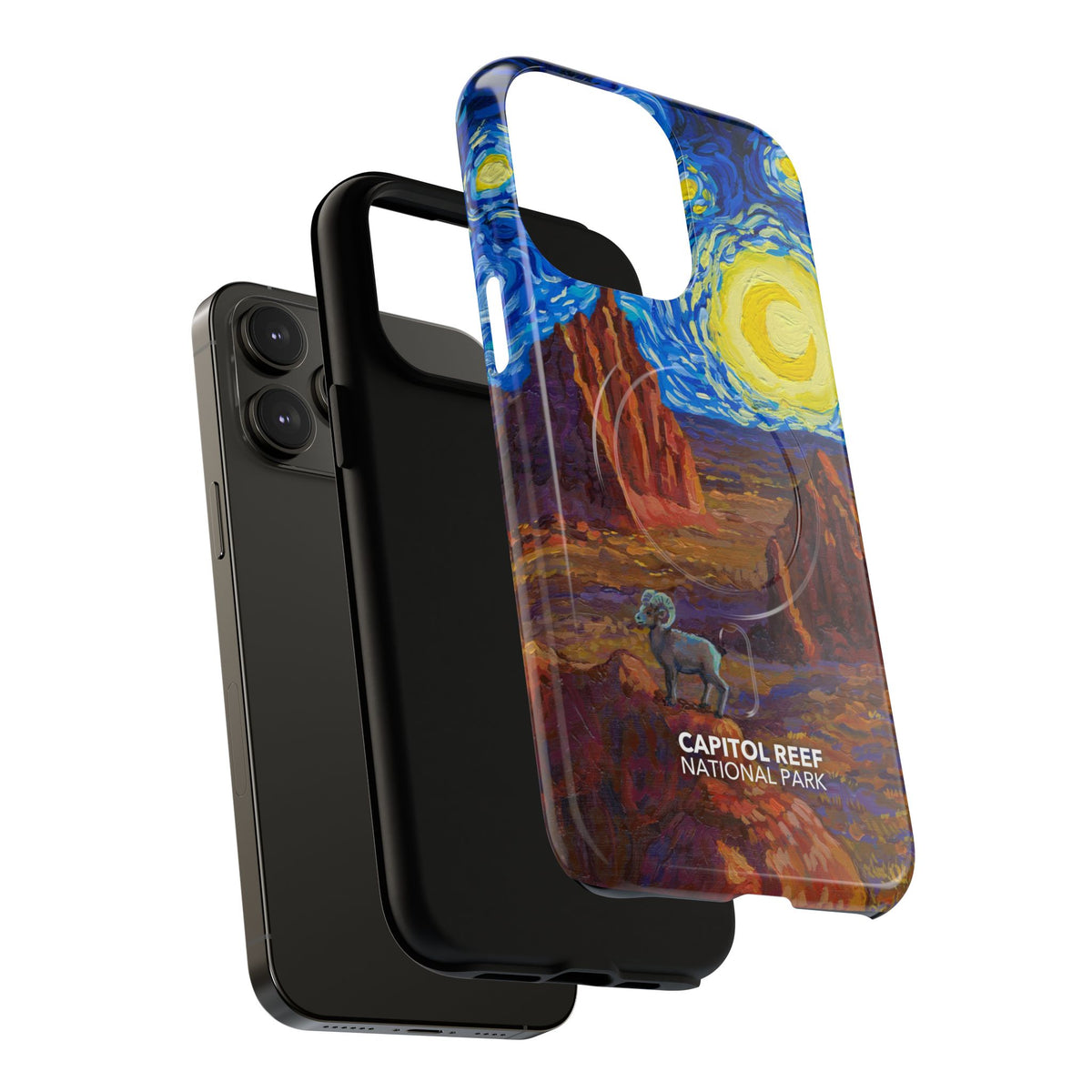 Capitol Reef National Park iPhone Case with MagSafe - Starry Night
