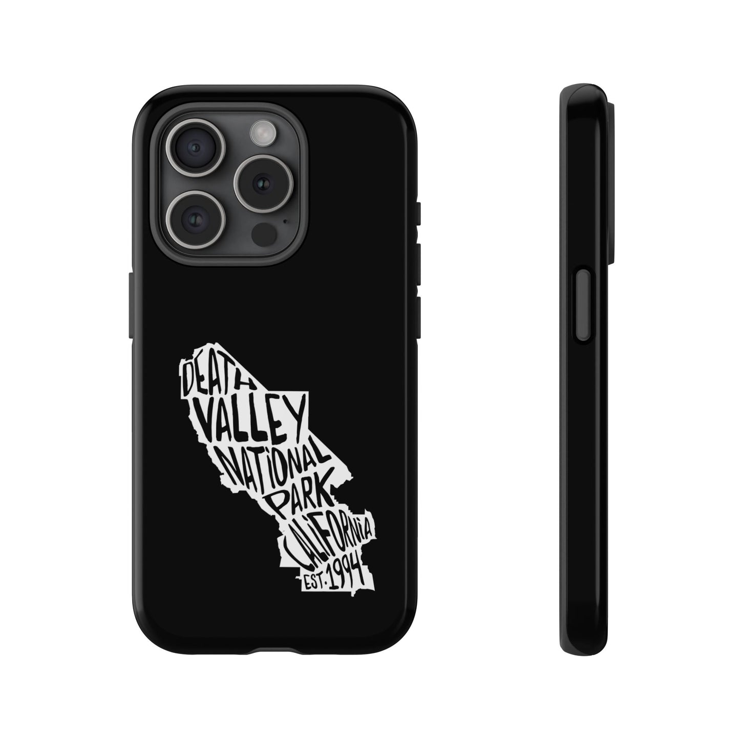 Death Valley National Park Phone Case - Map Design