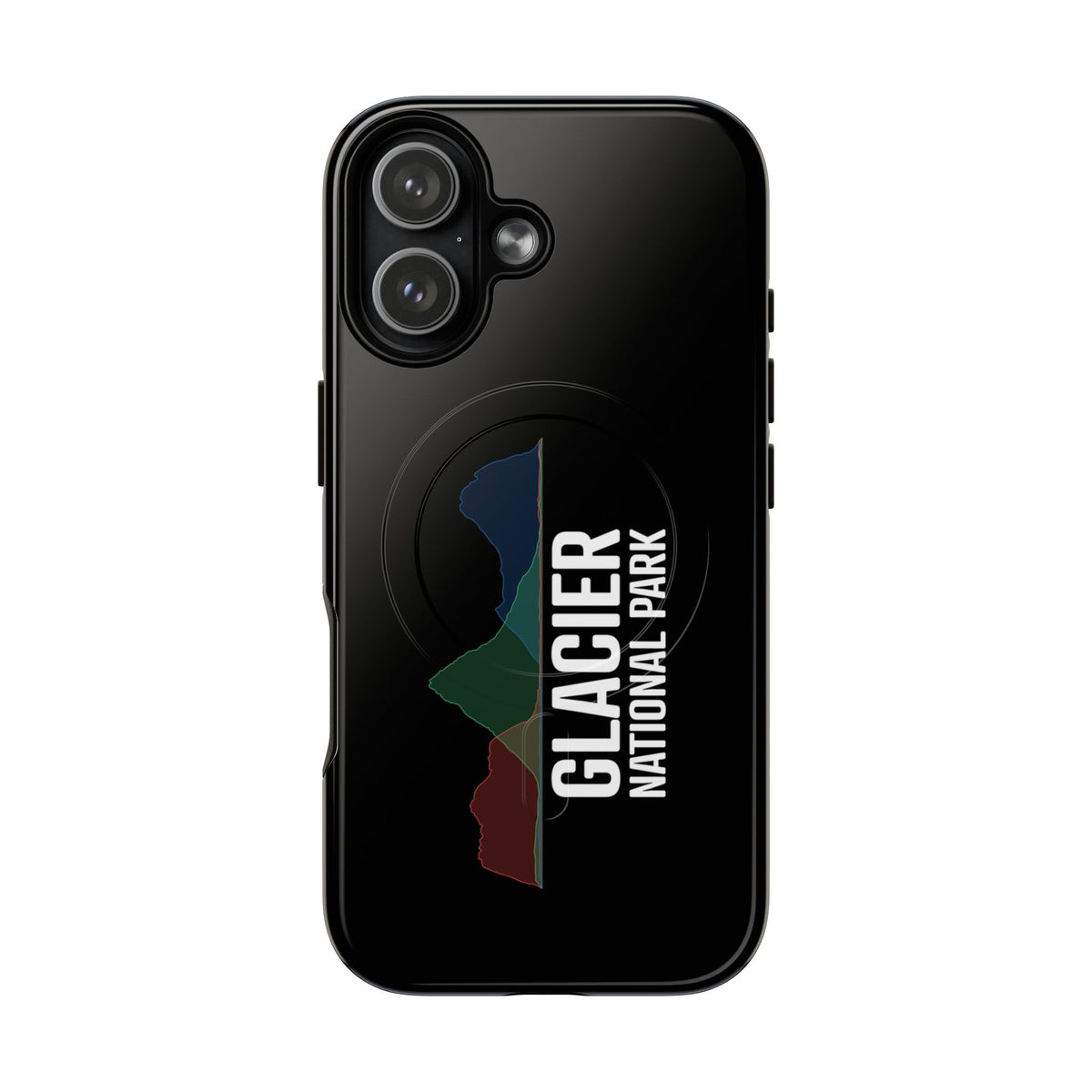 Glacier National Park iPhone Case with MagSafe - Histogram Design