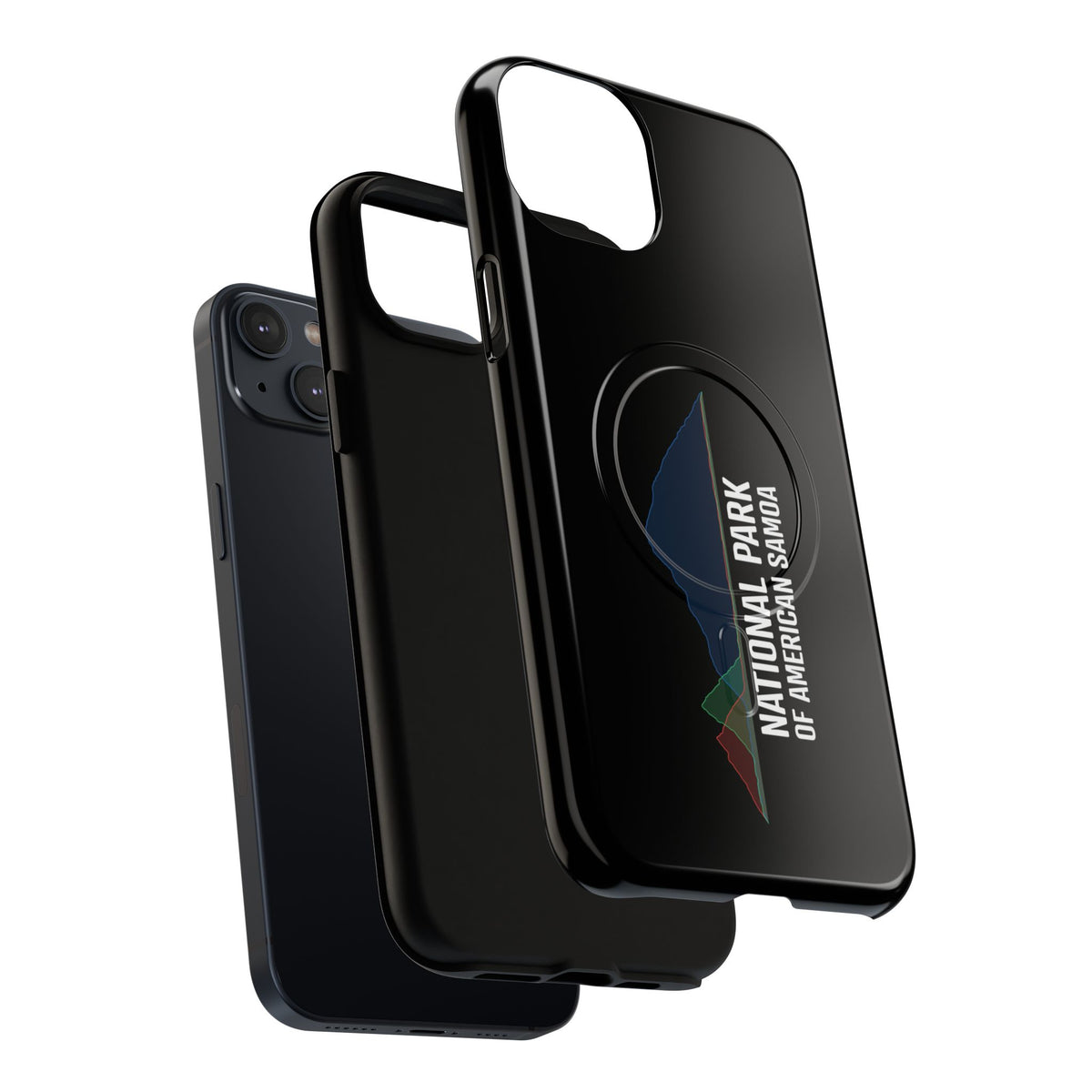 National Park of American Samoa iPhone Case with MagSafe - Histogram Design