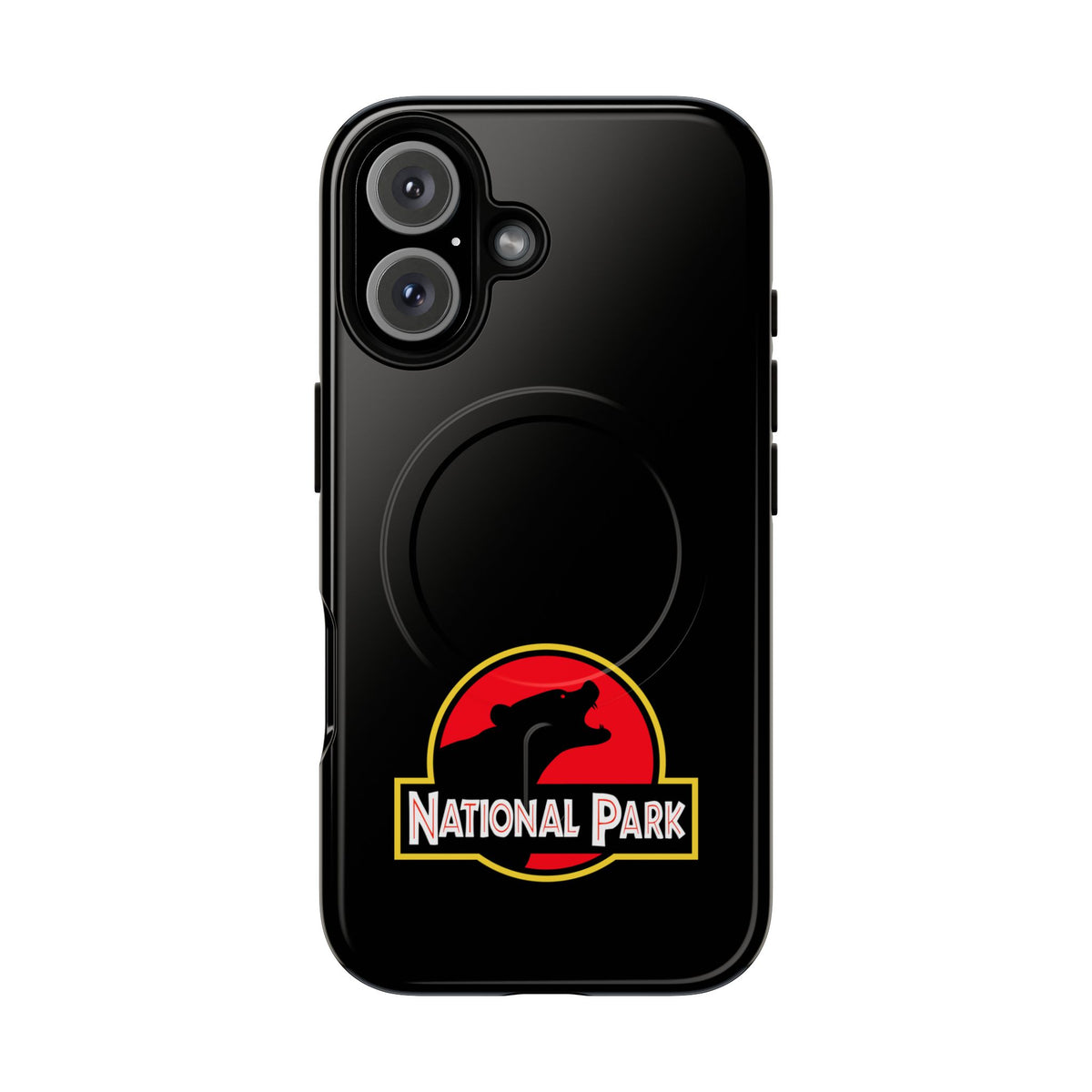 Bear National Park iPhone Case with MagSafe - Parody Logo