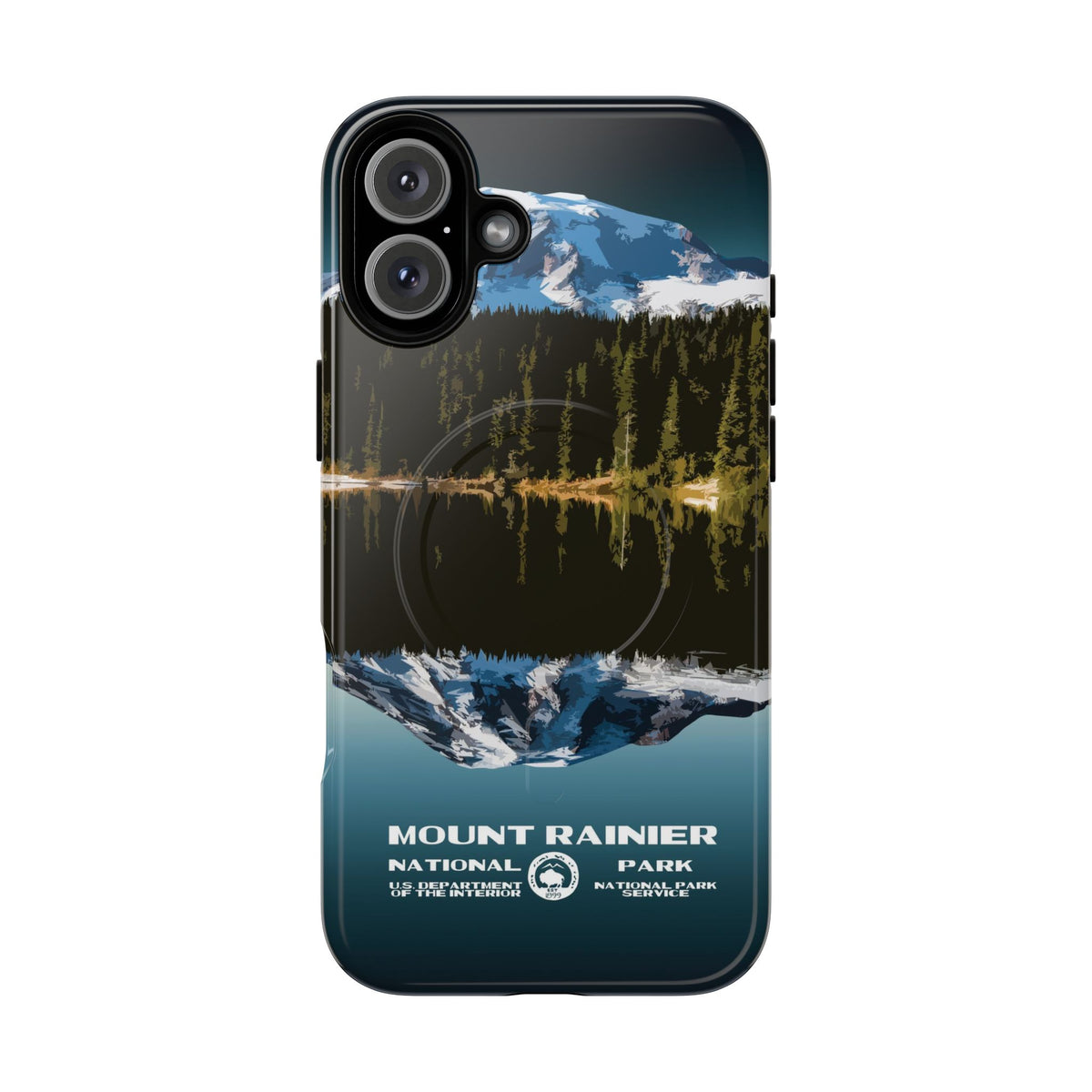 Mount Rainier National Park iPhone Case with MagSafe - WPA Design