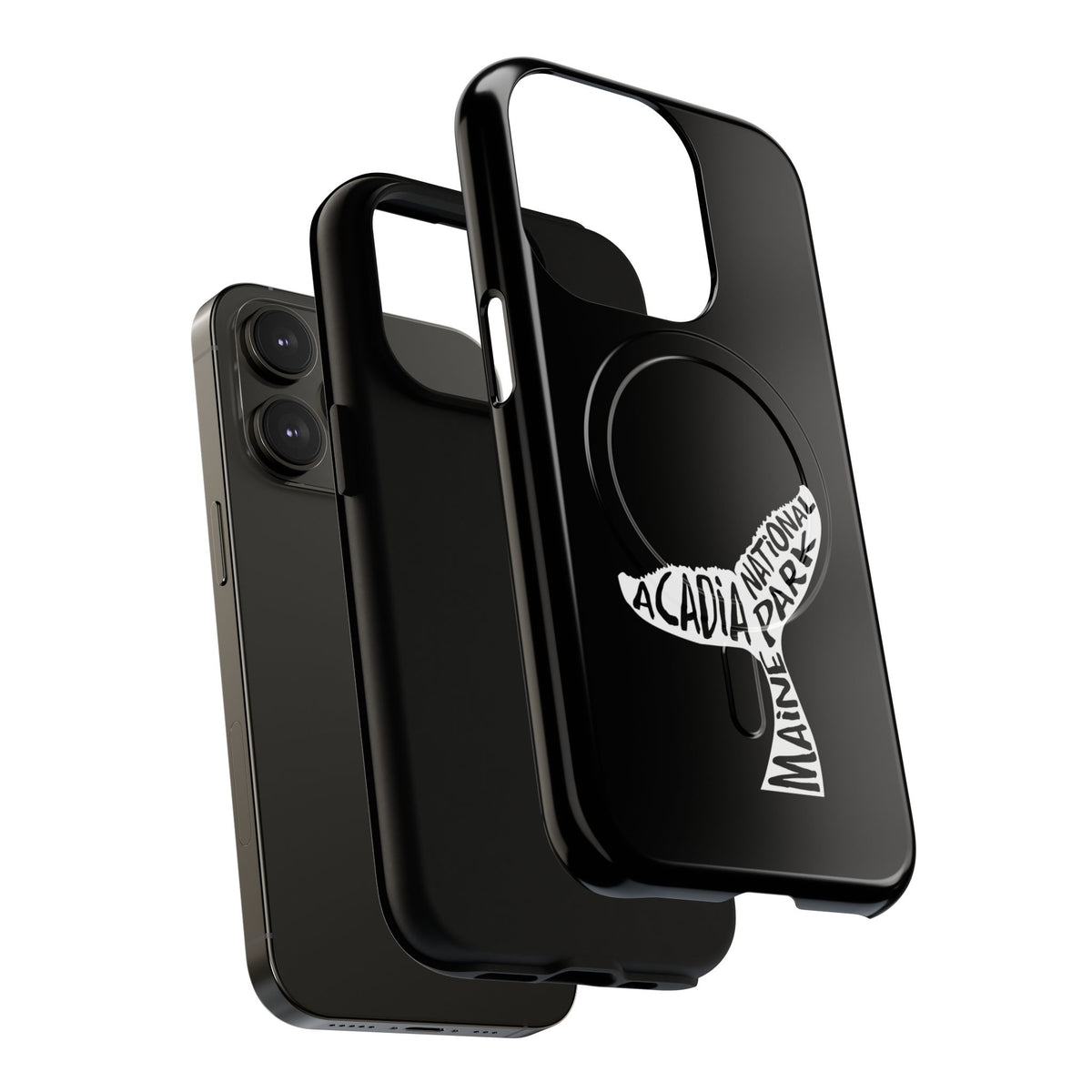 Acadia National Park iPhone Case with MagSafe - Humpback Whale Tail Design