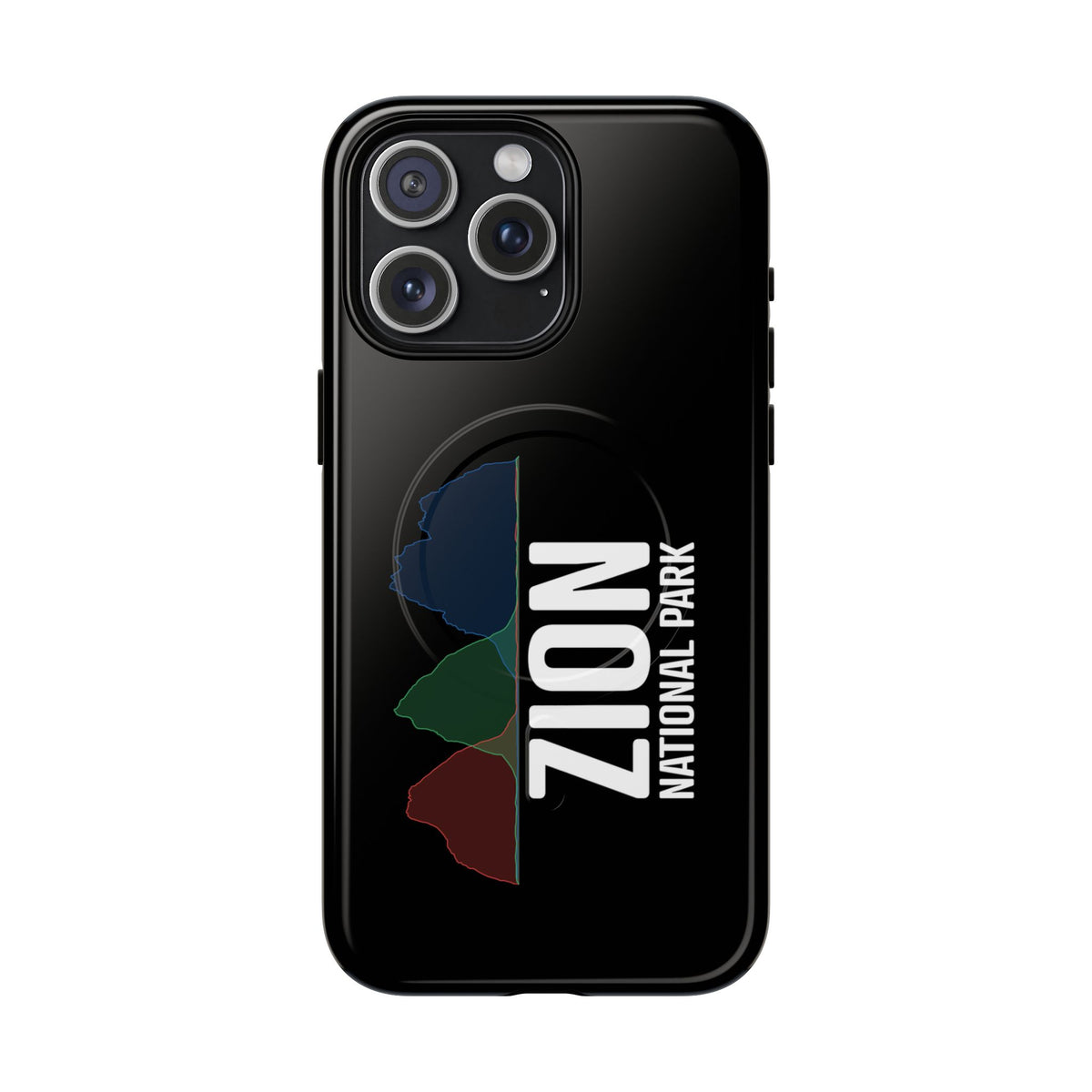 Zion National Park iPhone Case with MagSafe - Histogram Design