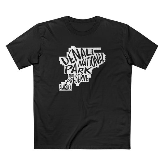 Denali National Park T-Shirt - Map