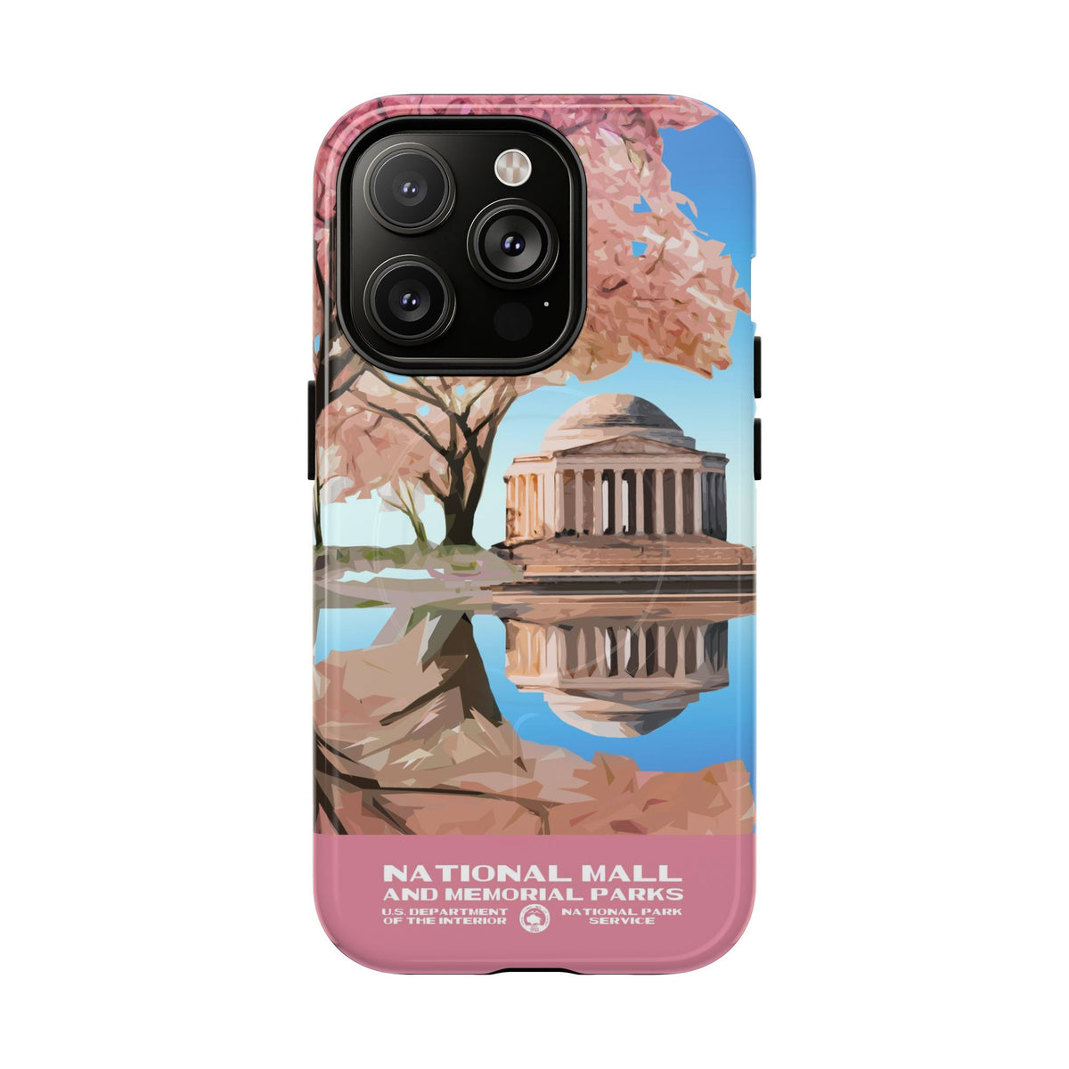 National Mall Washington DC iPhone Case with MagSafe - WPA Design