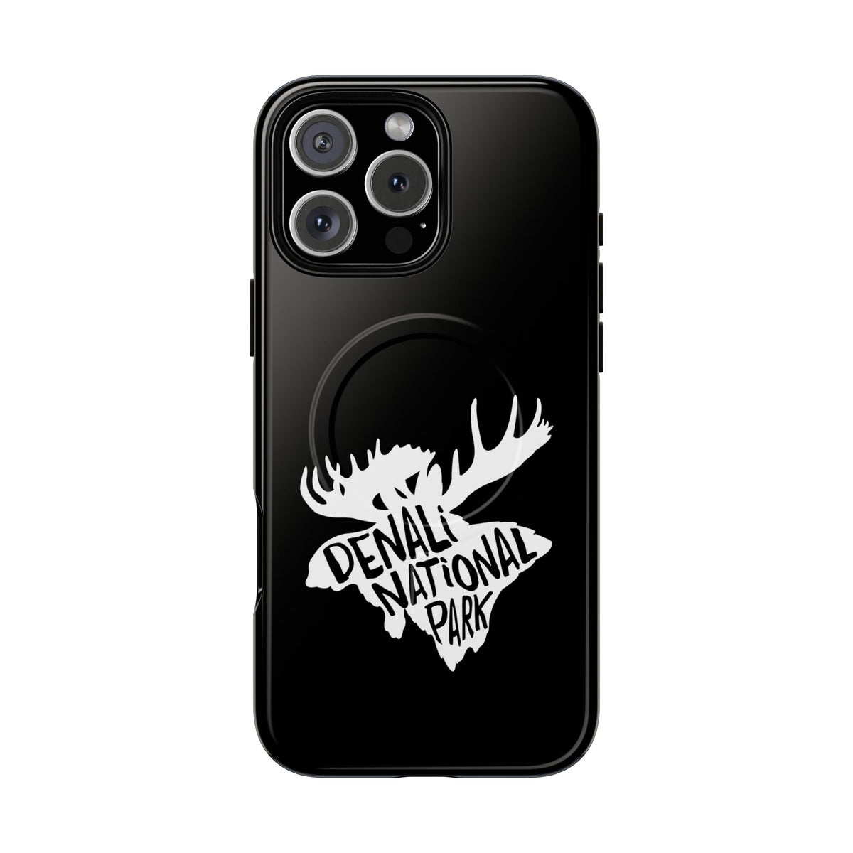 Denali National Park iPhone Case with MagSafe - Moose Design