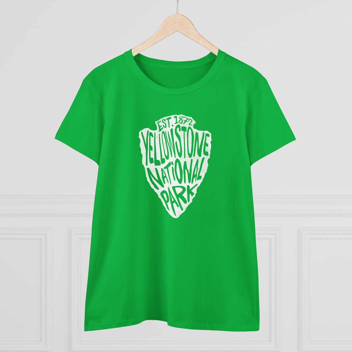 Yellowstone National Park Women's T-Shirt - Arrowhead Design