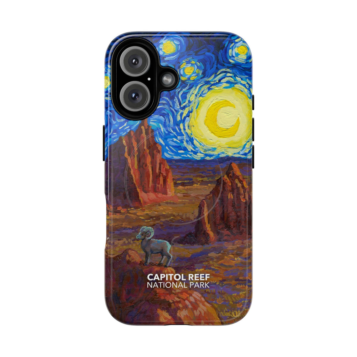 Capitol Reef National Park iPhone Case with MagSafe - Starry Night