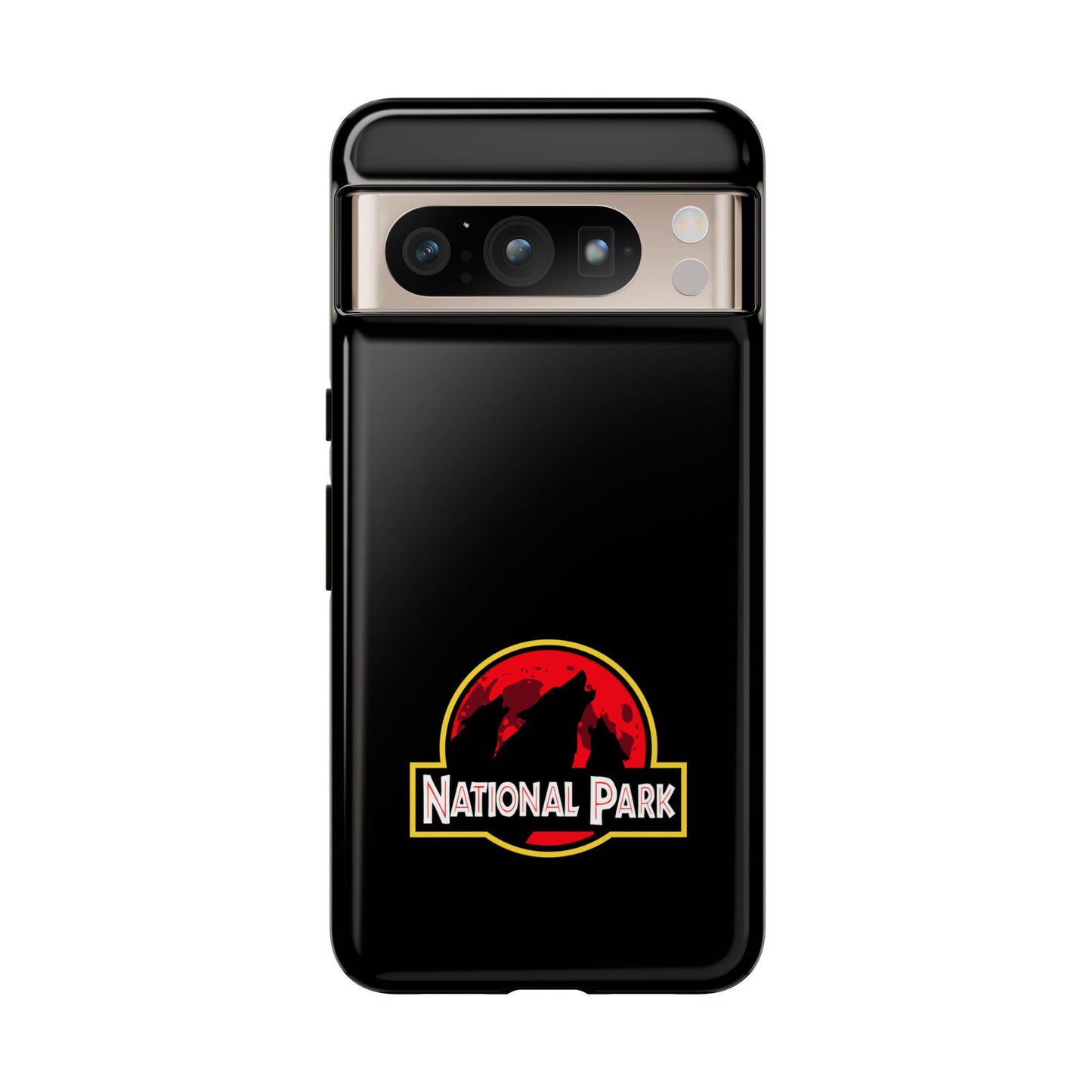 3 Wolf National Park iPhone Case - Parody Logo