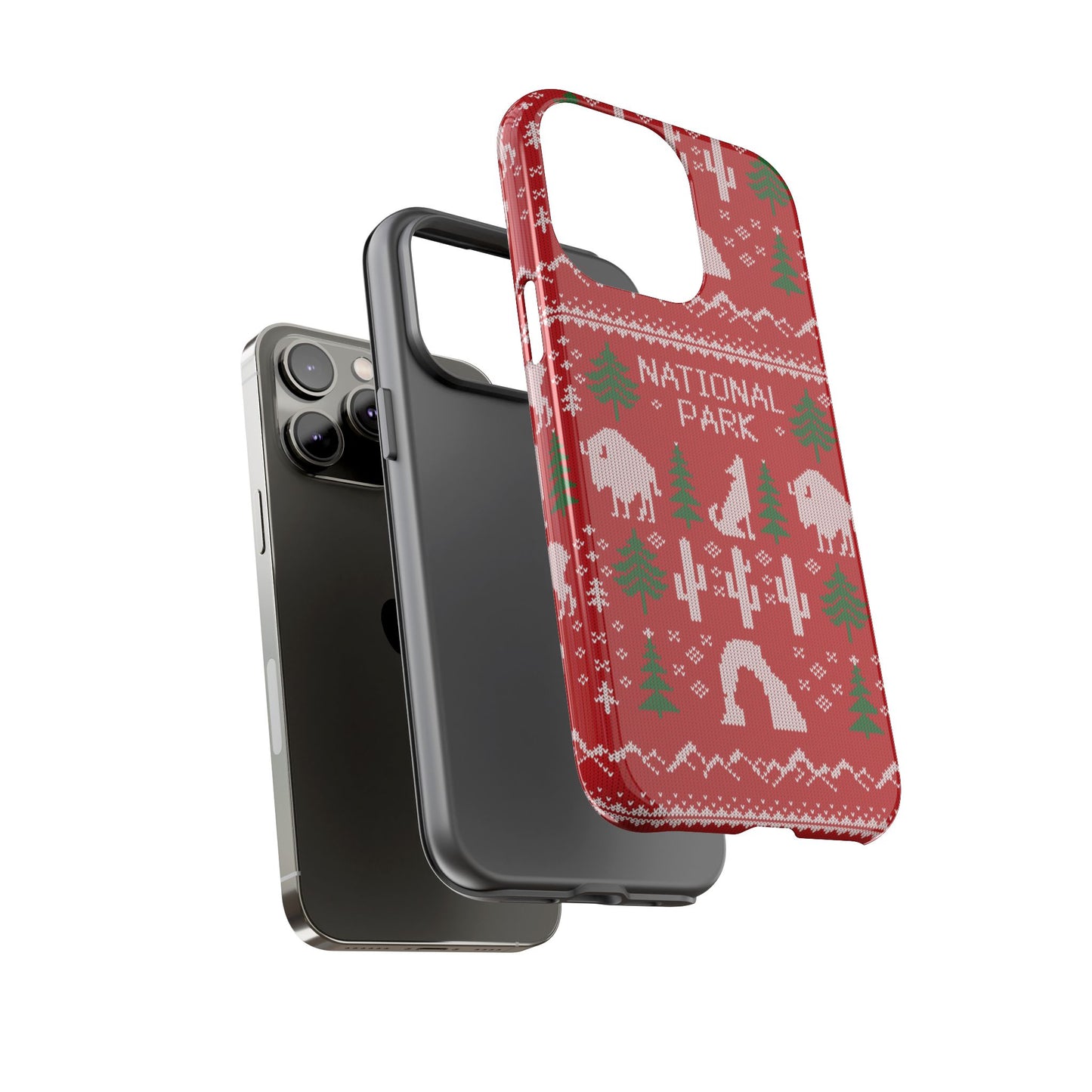 National Park Phone Case - Fair Isle Pattern