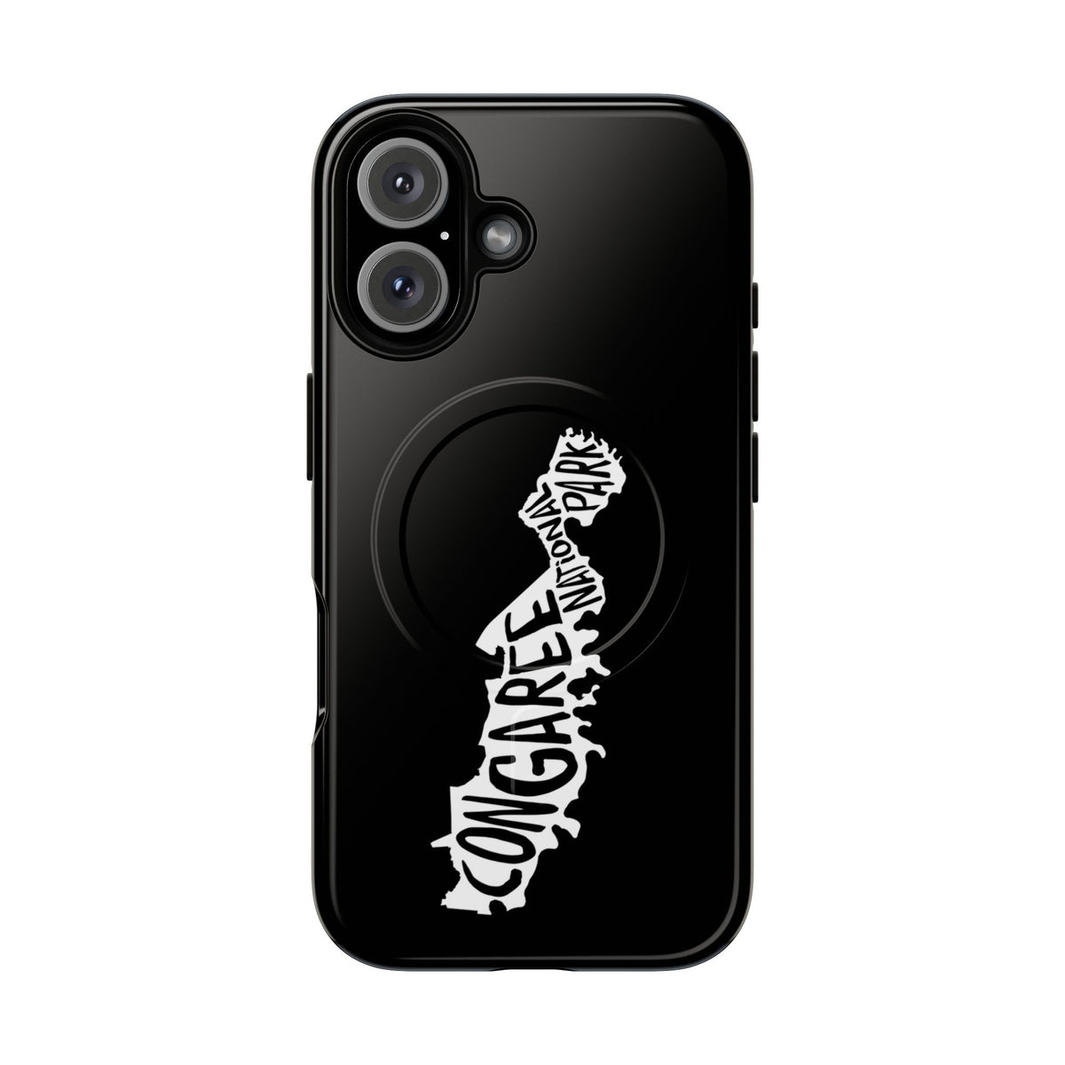 Congaree National Park iPhone Case with MagSafe - Map Design