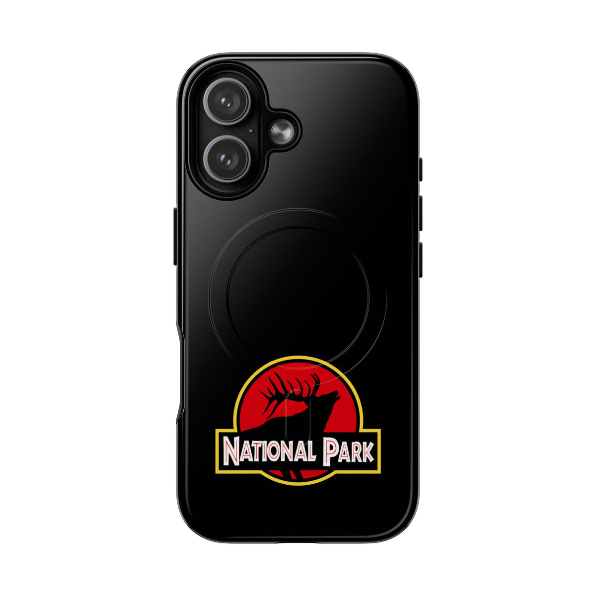Elk National Park iPhone Case with MagSafe - Parody Logo