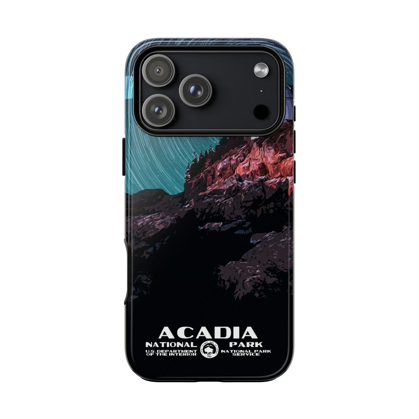 Acadia National Park Phone Case - WPA Style