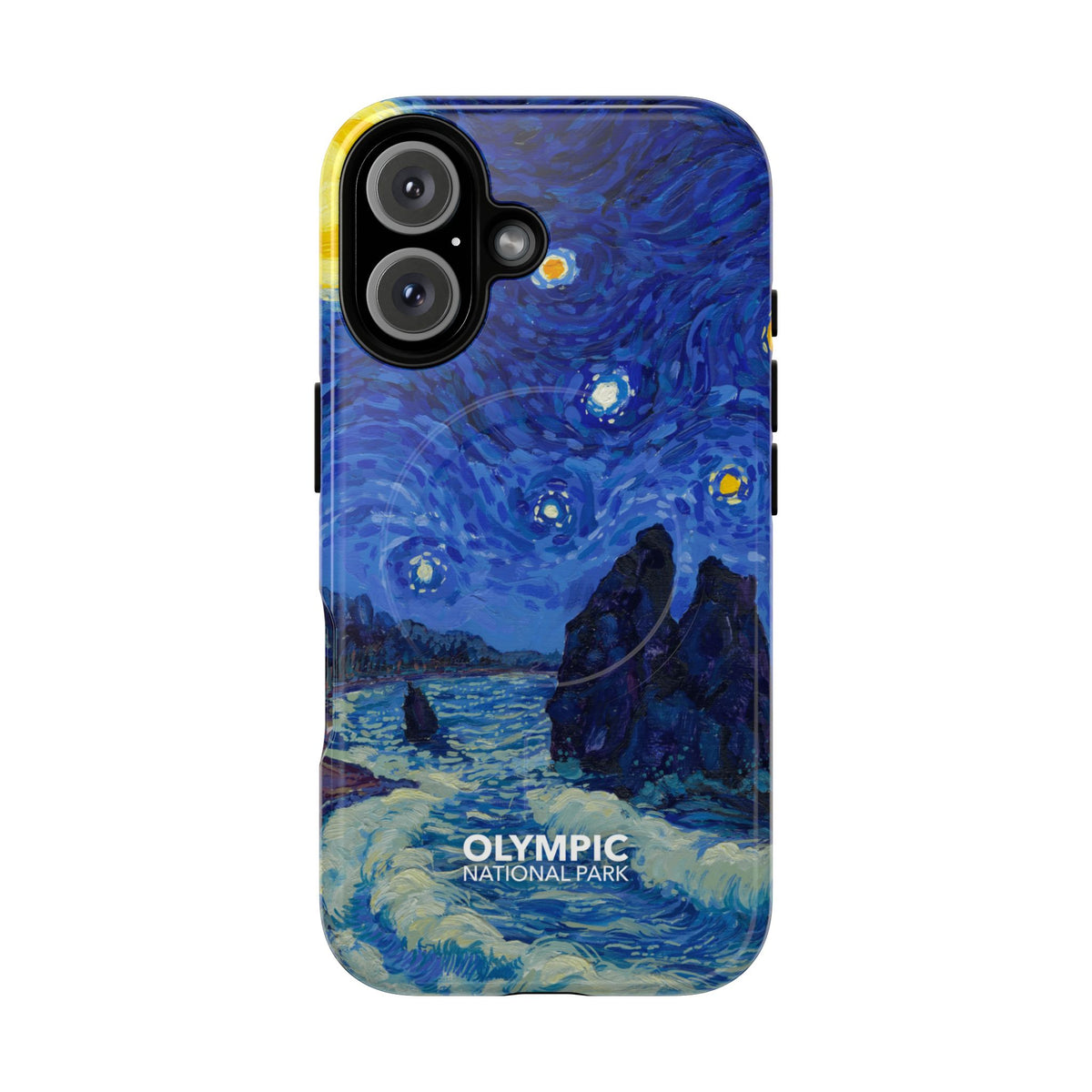 Olympic National Park iPhone Case with MagSafe - Starry Night