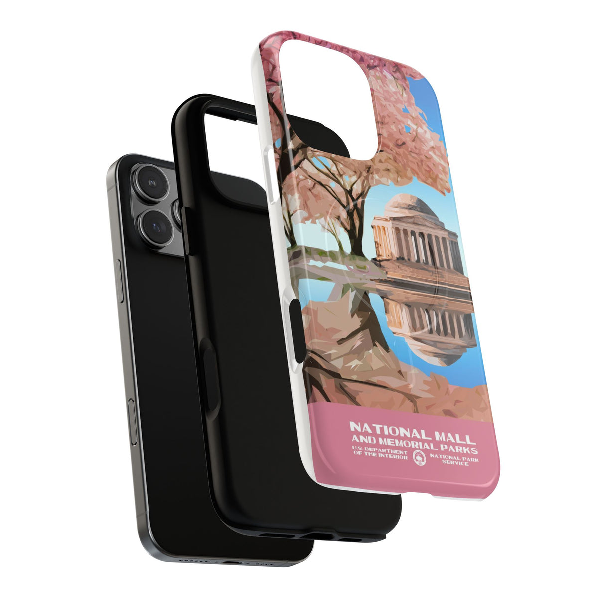 National Mall Washington DC iPhone Case with MagSafe - WPA Design