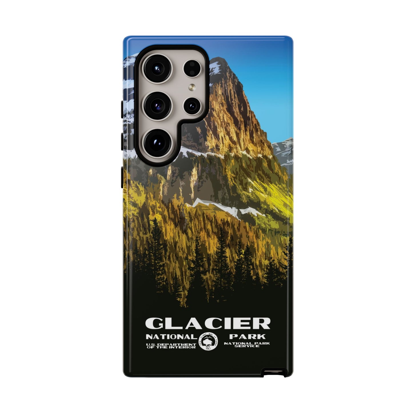 Glacier National Park Phone Case - WPA Style