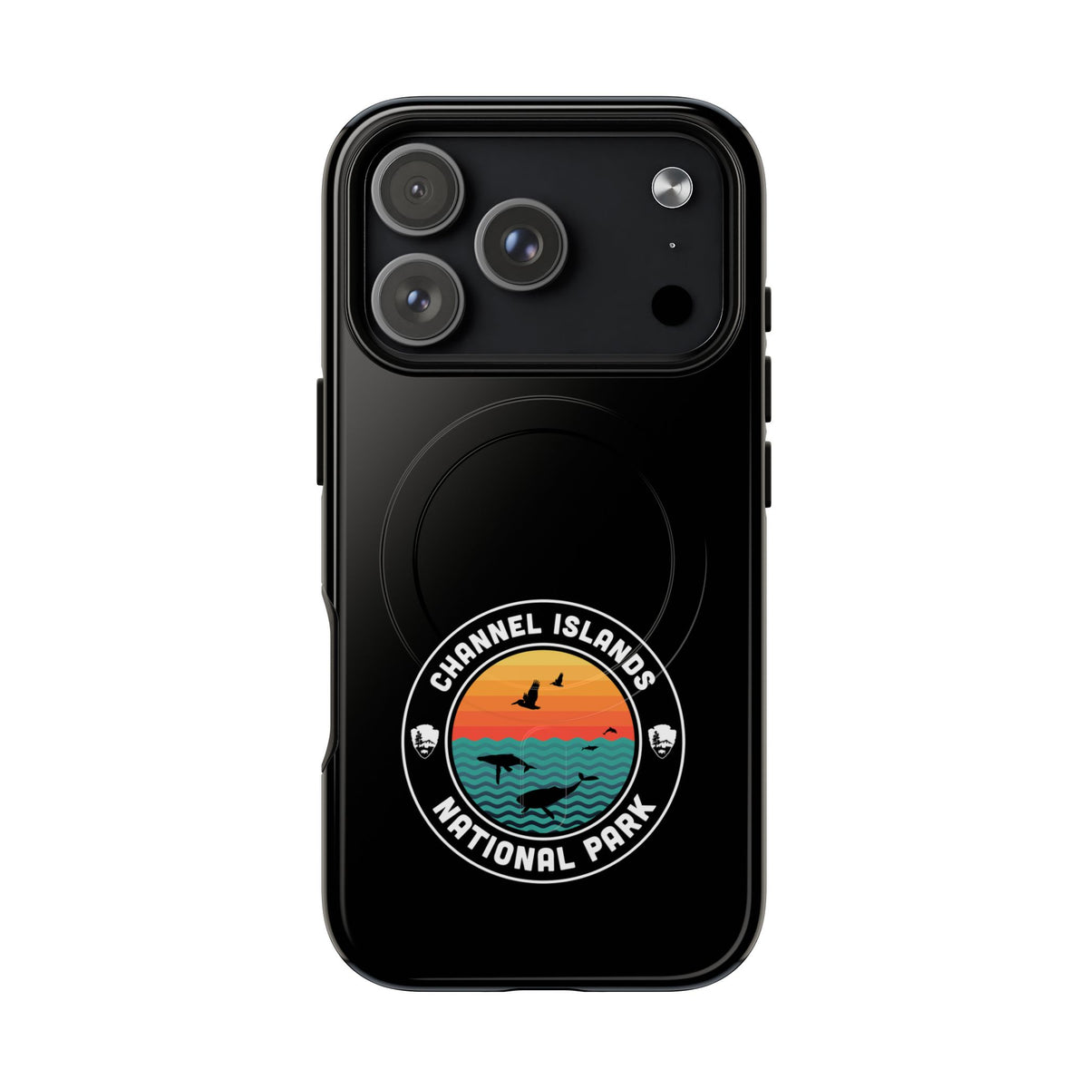 Channel Islands National Park iPhone Case with MagSafe - Round Emblem Design