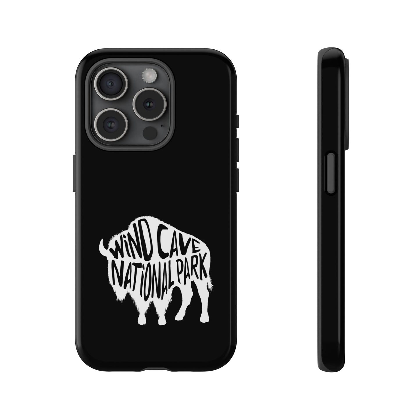 Wind Cave National Park Phone Case - Bison Design