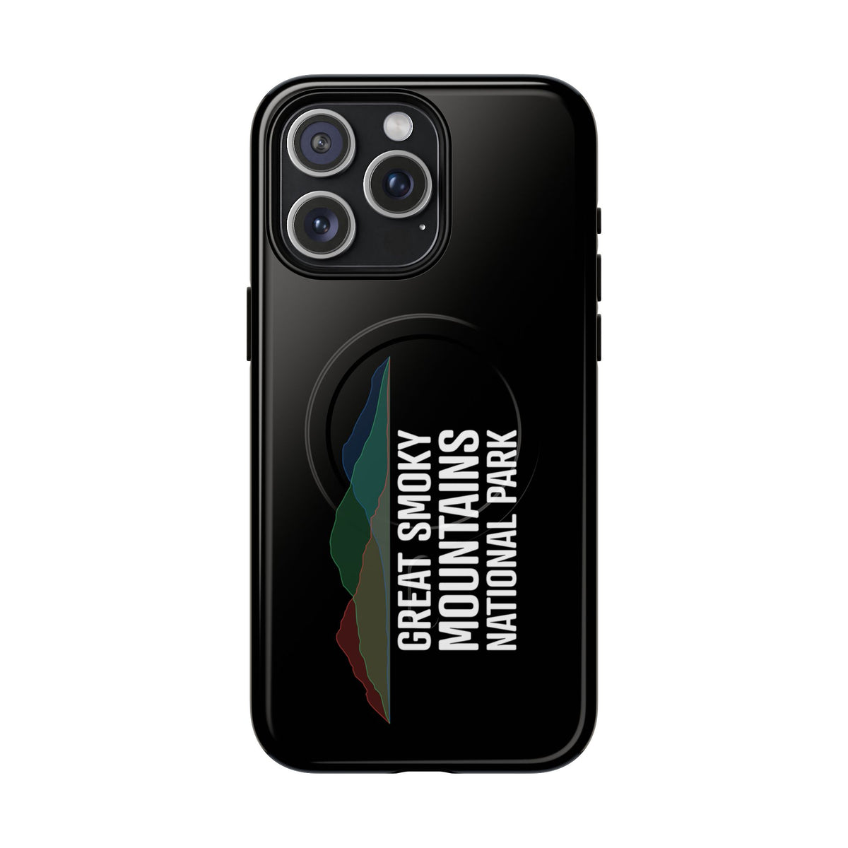 Great Smoky Mountains National Park iPhone Case with MagSafe - Histogram Design