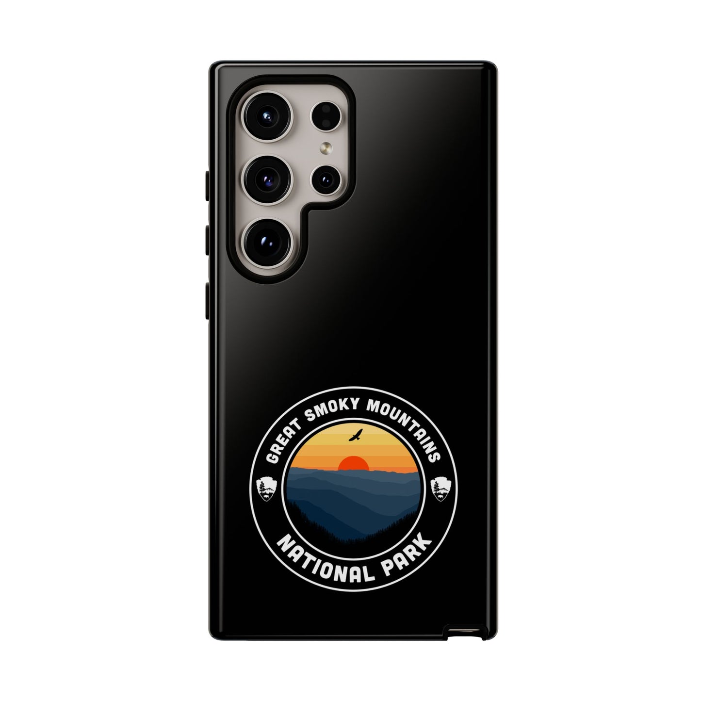 Great Smoky Mountains National Park Phone Case - Round Emblem Design