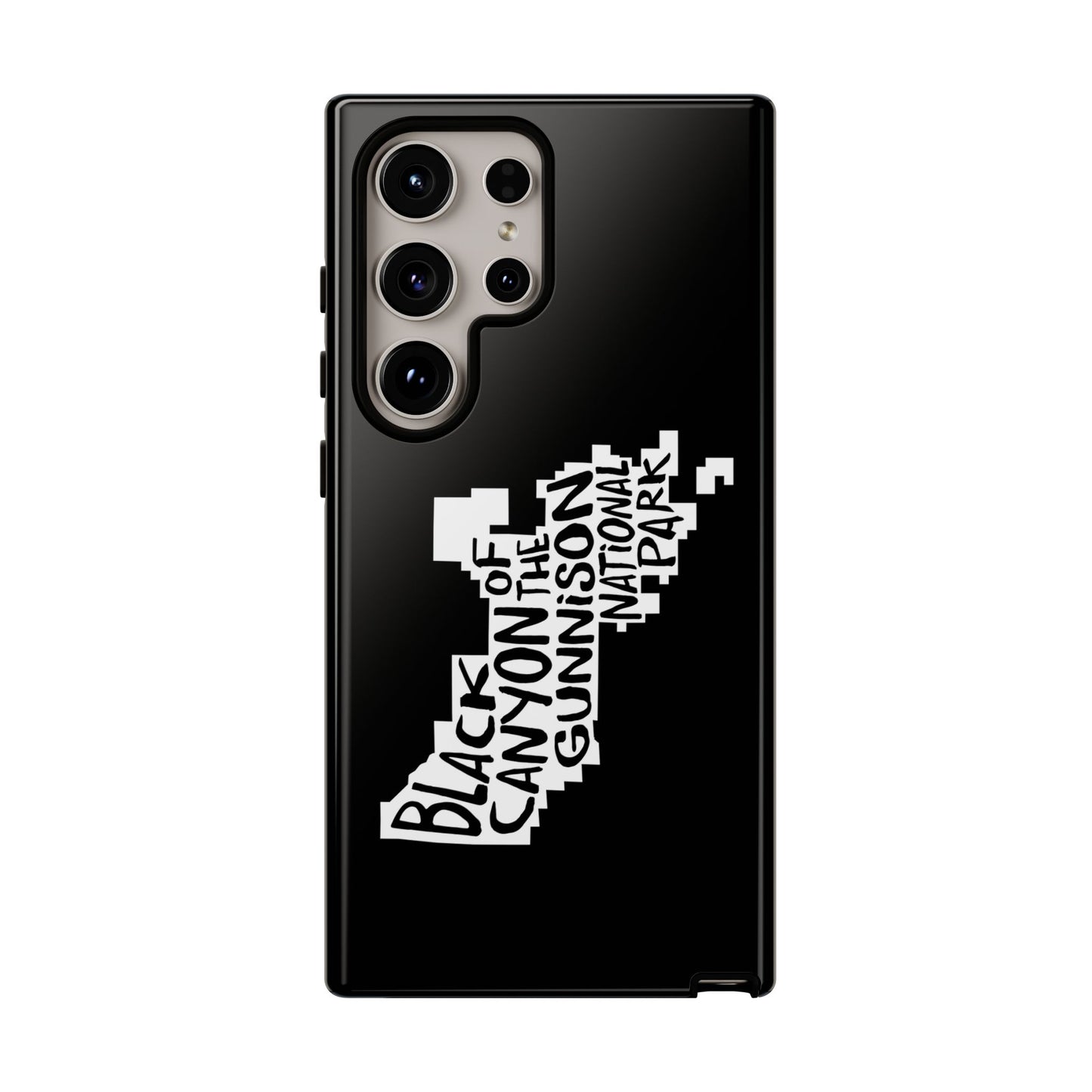 Black Canyon of the Gunnison National Park Phone Case - Map Design