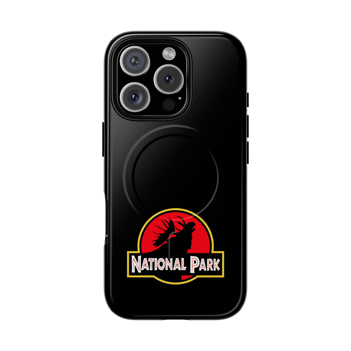 Moose National Park iPhone Case with MagSafe - Parody Logo