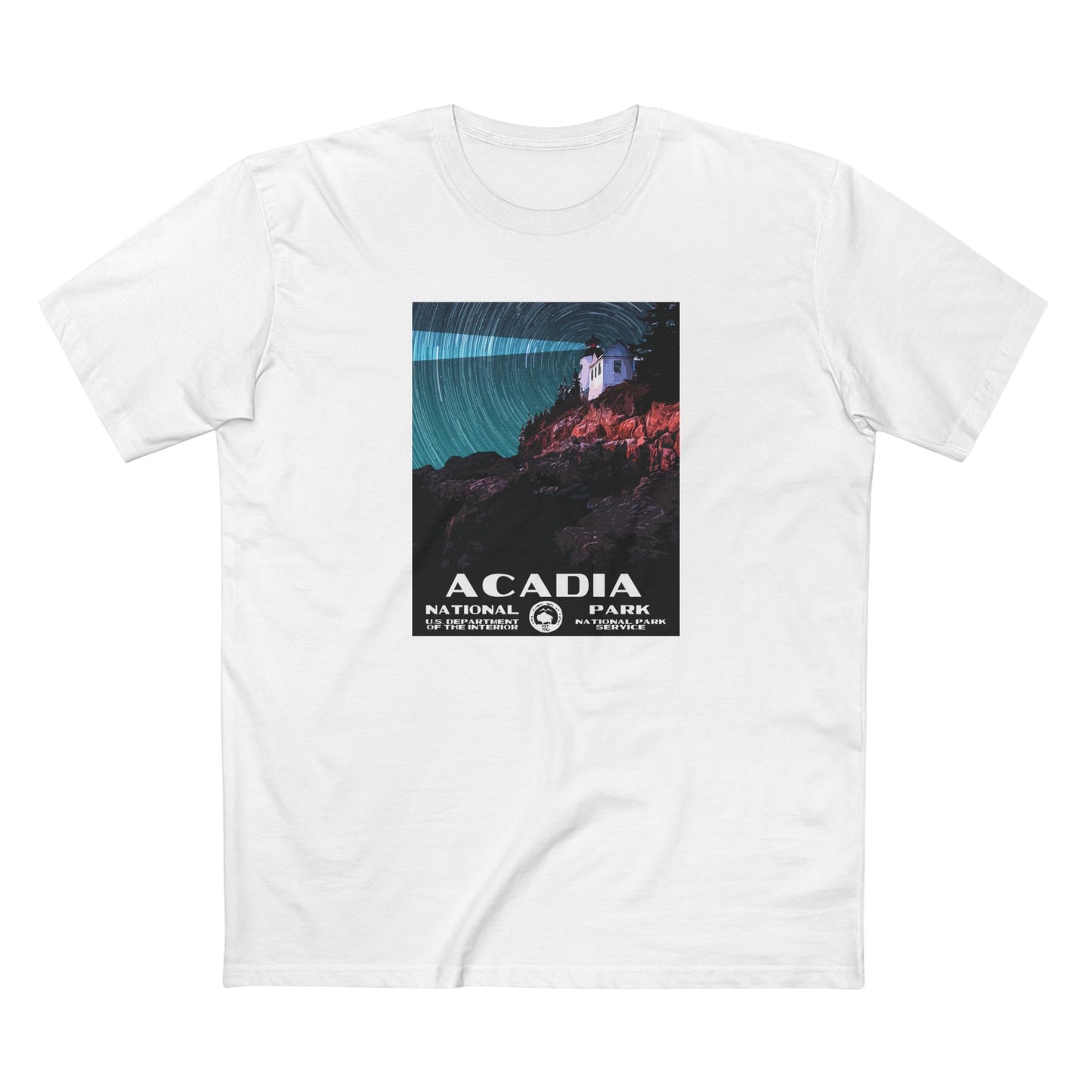 Acadia National Park T-Shirt in White