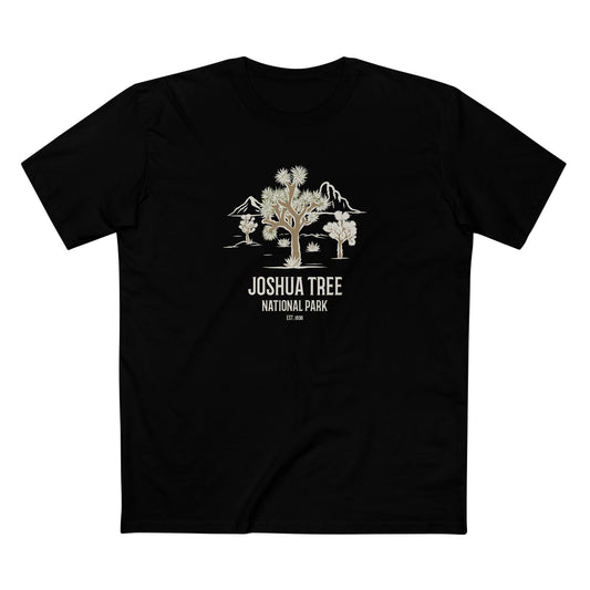 Joshua Tree National Park T-Shirt - Joshua Tree in Black