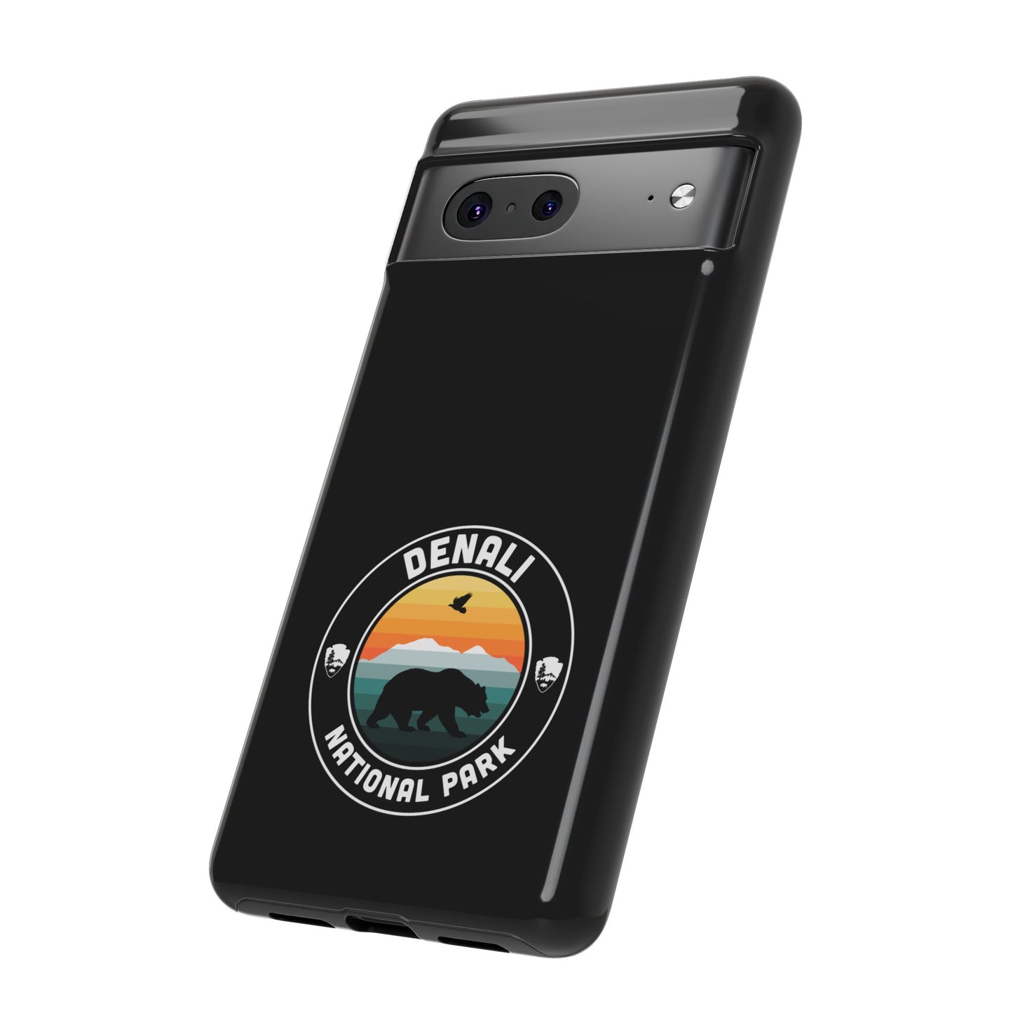 Denali National Park Phone Case - Round Emblem Design