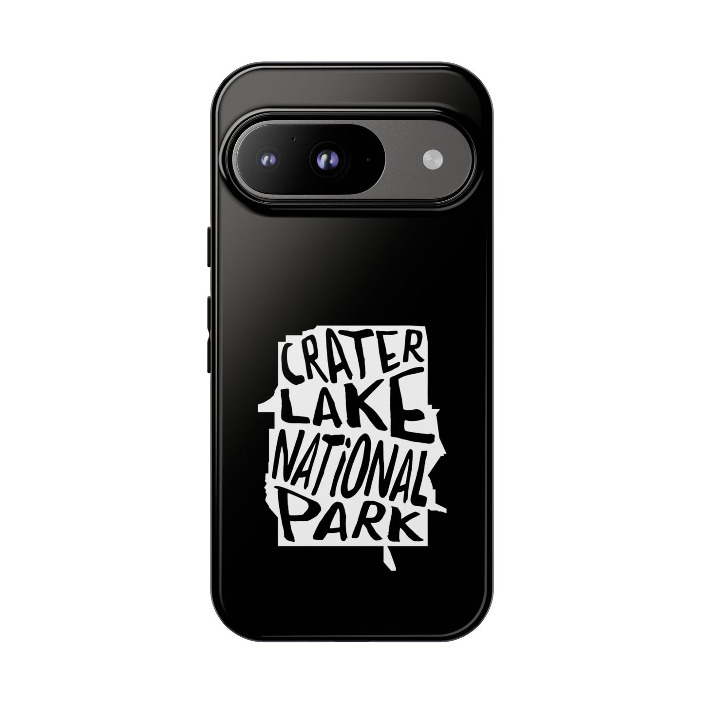 Crater Lake National Park Phone Case - Map Design