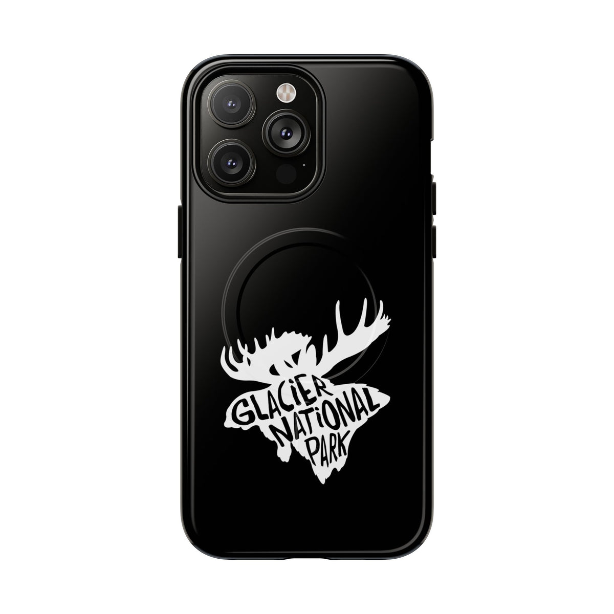 Glacier National Park iPhone Case with MagSafe - Moose Design