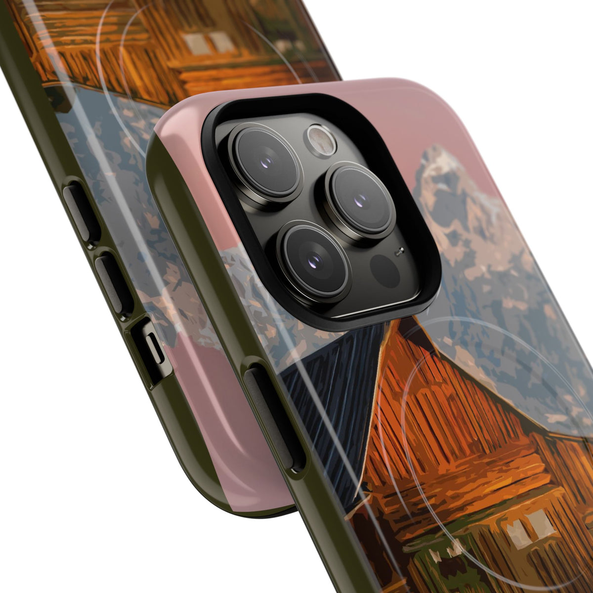 Grand Teton National Park iPhone Case with MagSafe - Moulton Barn