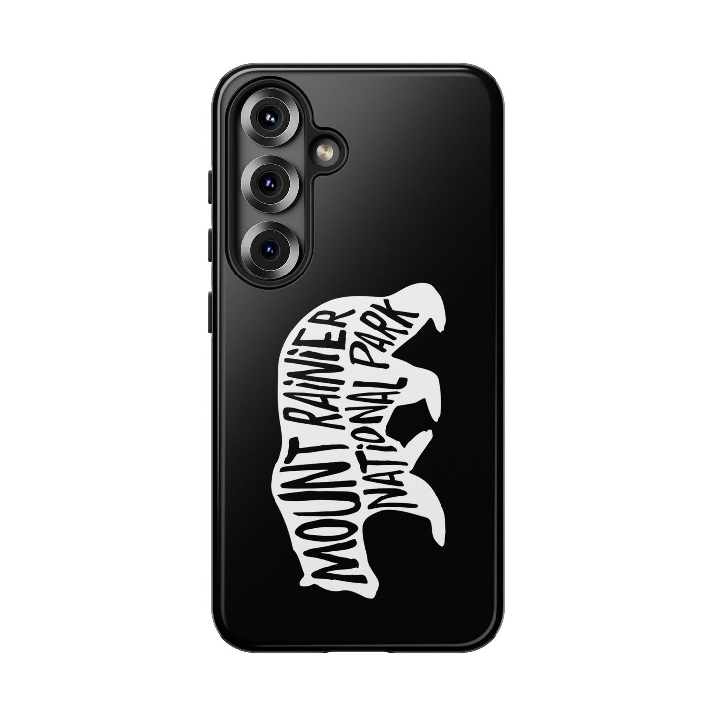 Mount Rainier National Park Phone Case - Black Bear Design