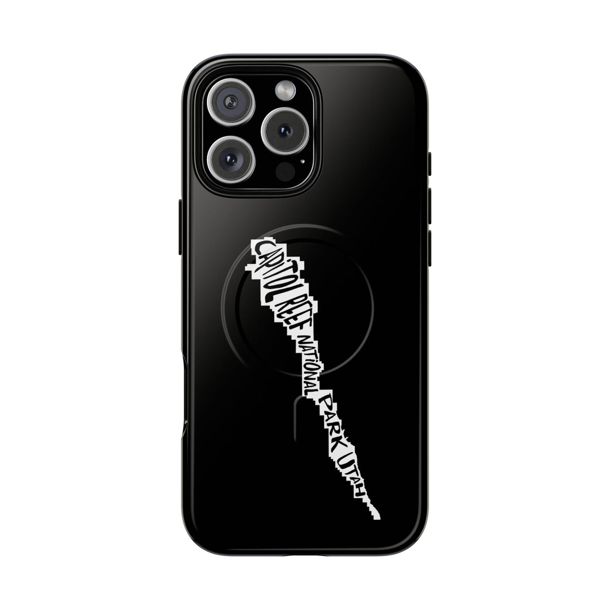 Capitol Reef National Park iPhone Case with MagSafe - Map Design